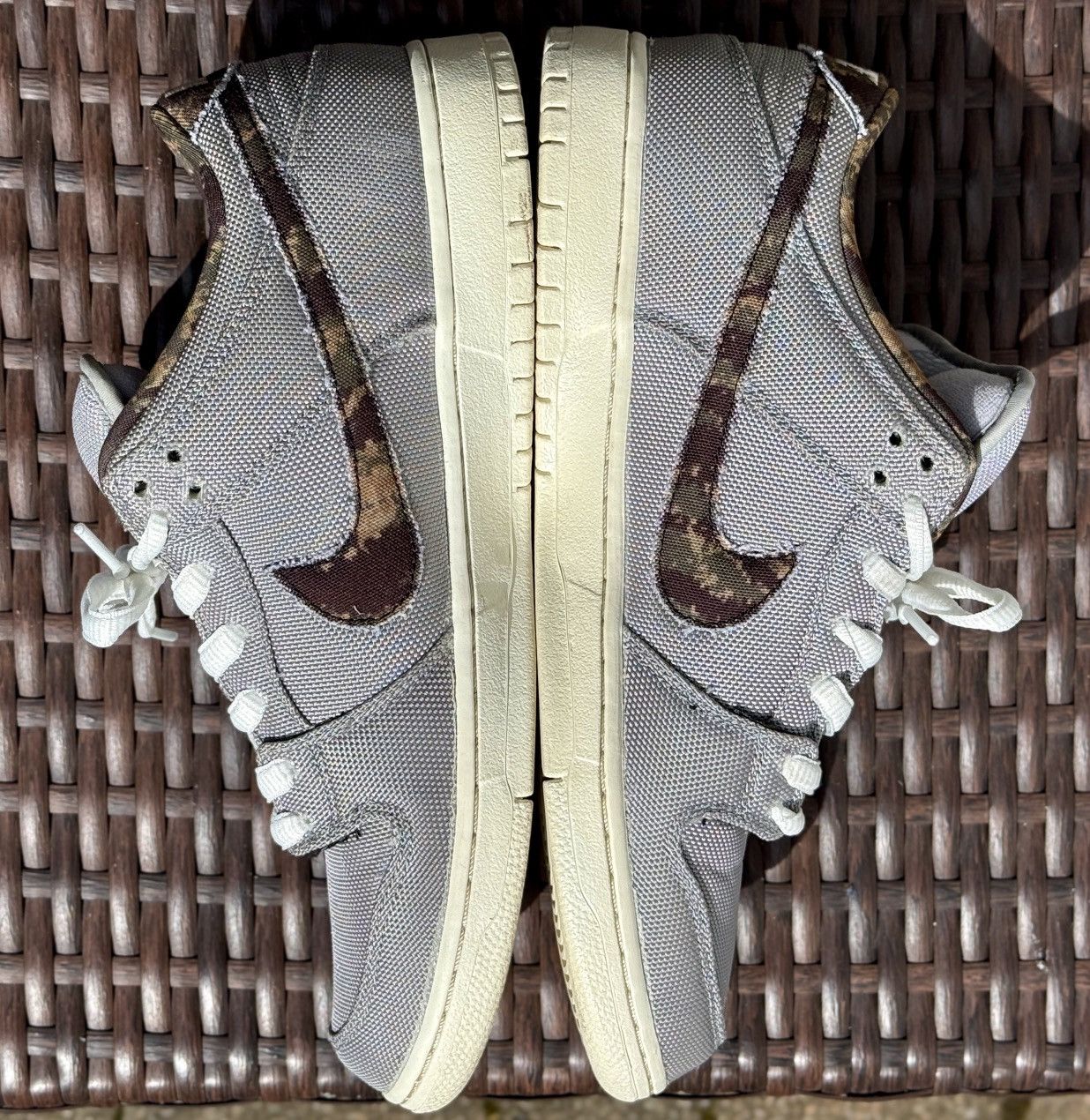 Nike Nike Dunk Low Pro SB 304292-054 Gray Digital Camo Size US 11 / EU 44 - 3 Thumbnail