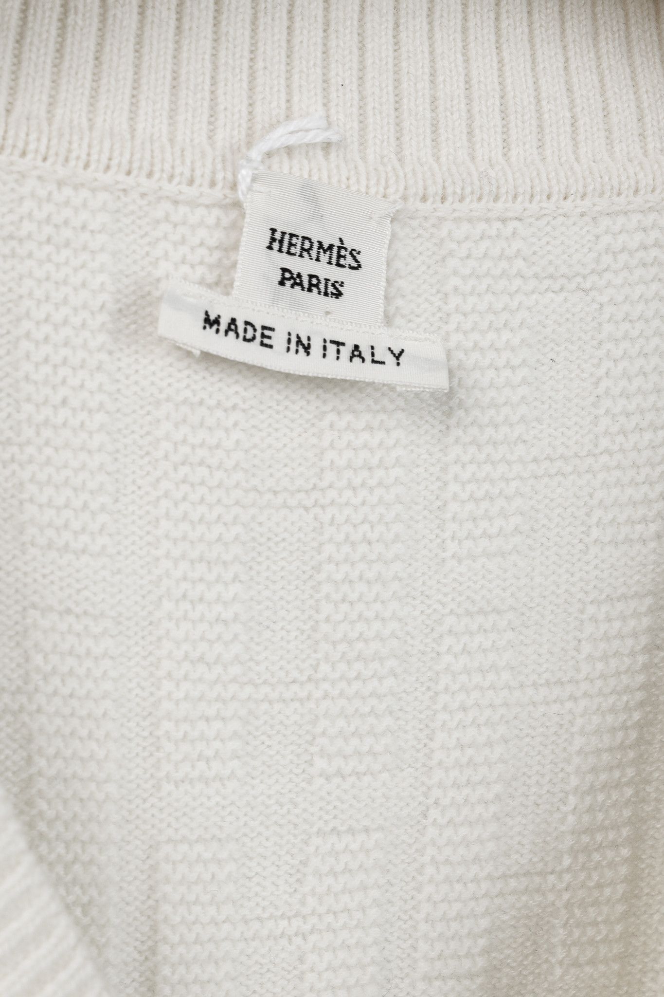 Hermes Hermes Cream Monogram Wool-Knit Sweater Vest & Pants Set Size M / US 6-8 / IT 42-44 - 12 Thumbnail