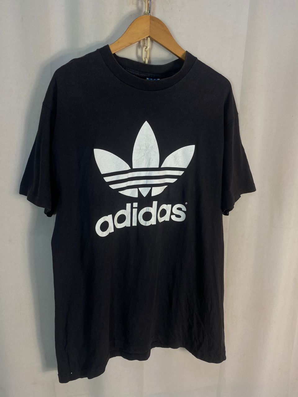 Adidas × Vintage Vintage adidas mirror big logo tshirt Size US L / EU 52-54 / 3 - 4 Thumbnail