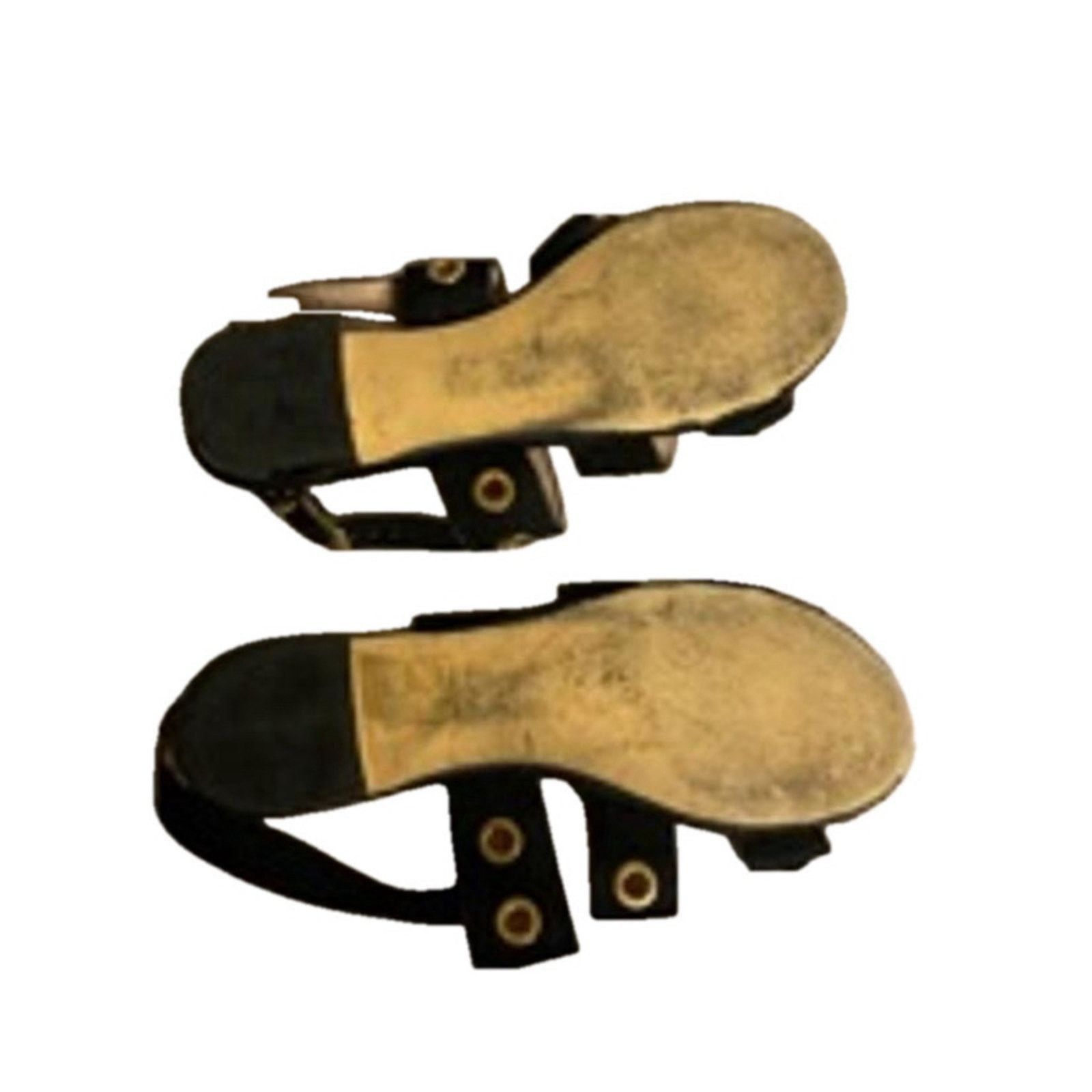 Topshop Edgy Black Grommet Gladiator Sandals Topshop Women’s 6 Size US 6 / IT 36 - 8 Thumbnail