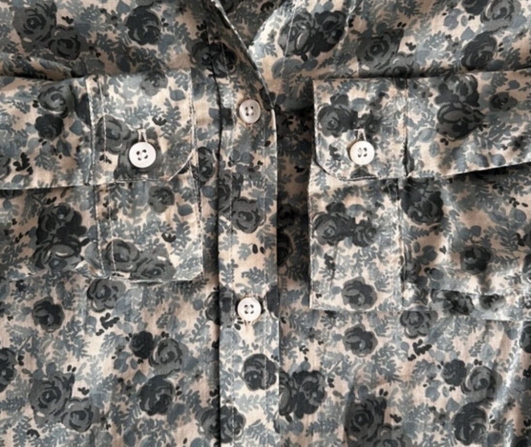 Sezane Sézane « Pierro » Coquette Button Up Shirt - Floral Green Size XS / US 0-2 / IT 36-38 - 6 Thumbnail