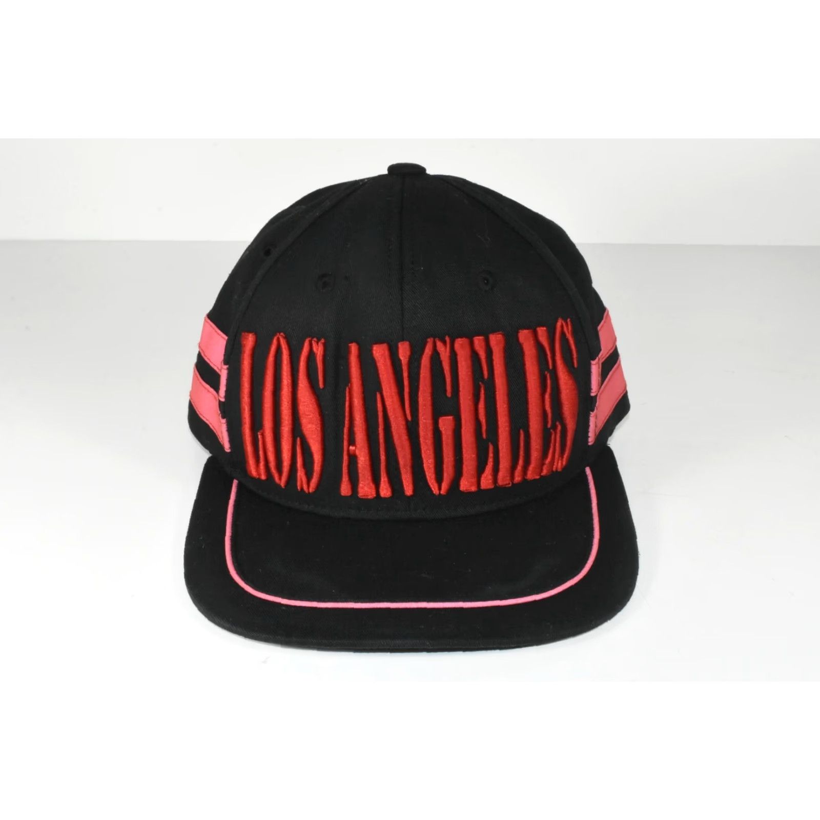 Vintage VINTAGE Los Angeles Adjustable Premium Flat Brimmed Hat Cap VTG Rare Snapback - Men - Flexfit Cap - Black/Red - Cotton - Casual - Size Adjustable Size ONE SIZE - 2 Thumbnail