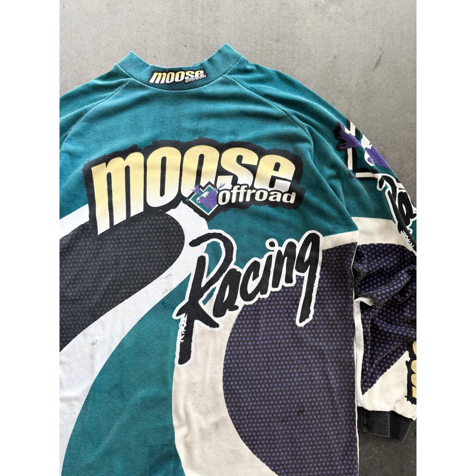 Vintage 1990s Moose Racing Motocross Jersey Size XL Size XL / US 12-14 / IT 48-50 - 2 Thumbnail