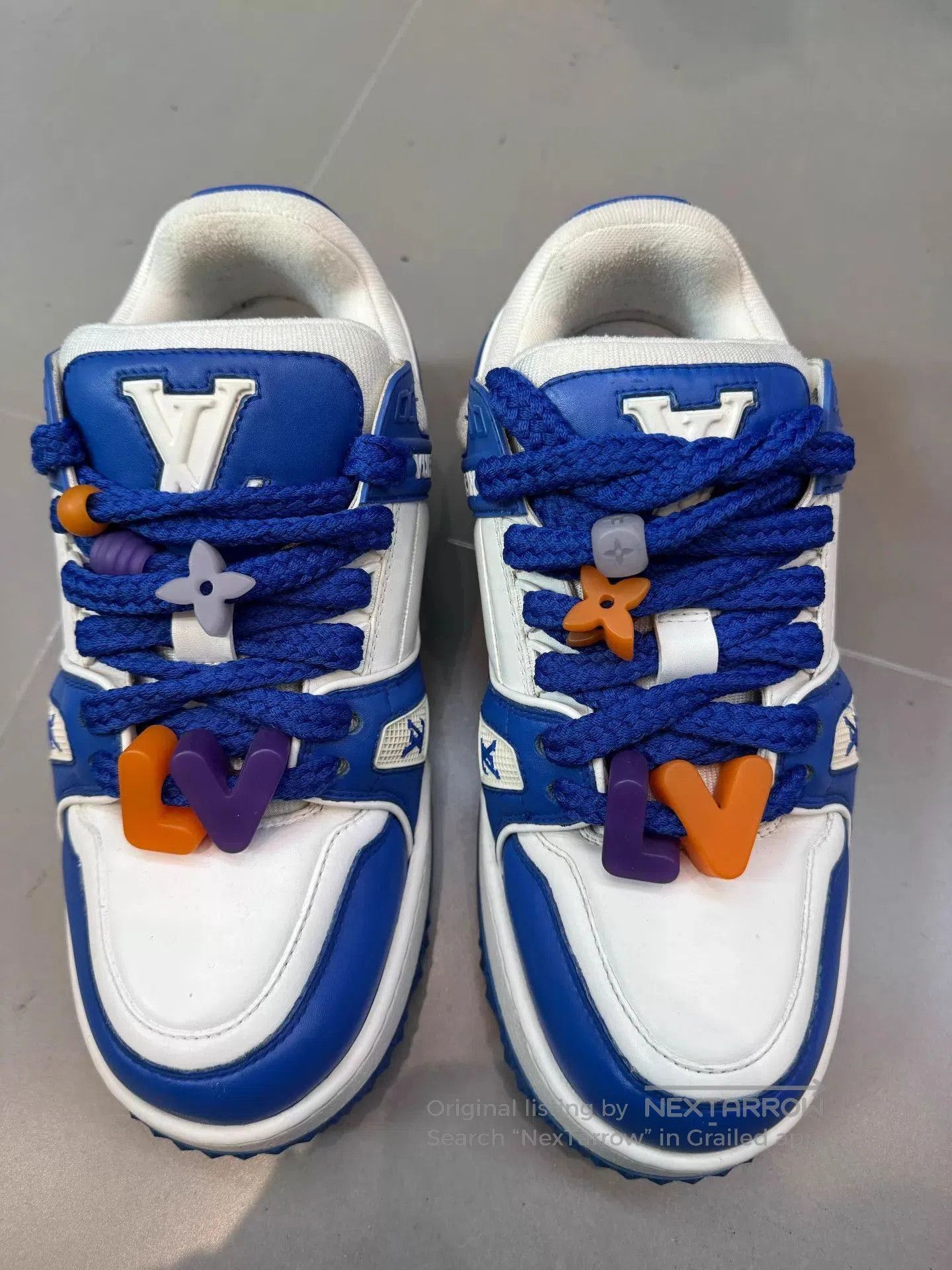 Louis Vuitton Blue Low. Size US 8.5 / EU 41-42 - 2 Thumbnail