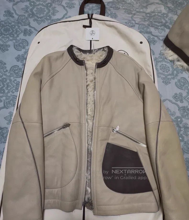 Hermes Hermes Leather and fur integrated, removable hood and coll Size US S / EU 44-46 / 1 - 9 Thumbnail