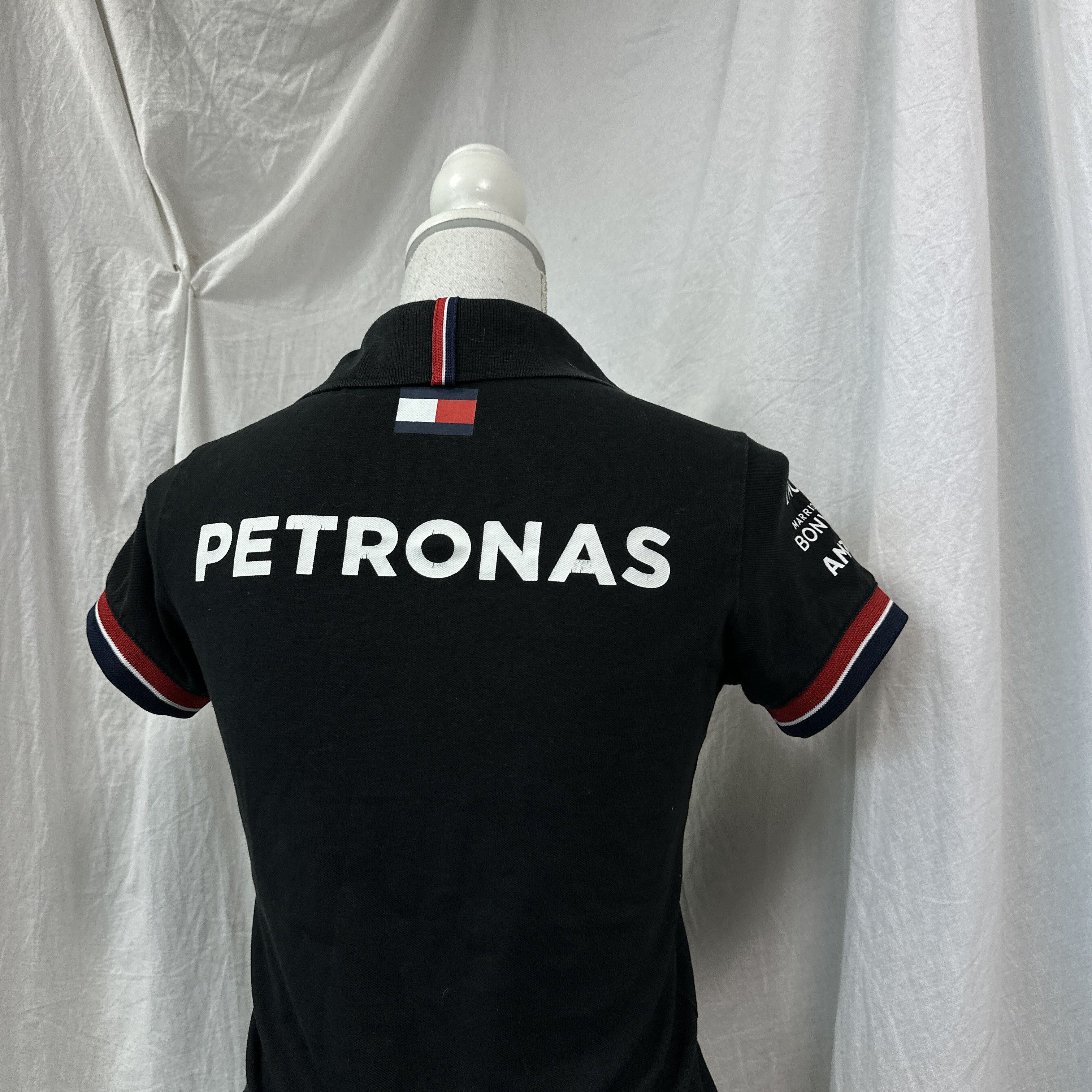 Mercedes-Benz Vintage Moto Streetwear Petronas Mercedes F1 Polo T-shirt Size XS / US 0-2 / IT 36-38 - 6 Thumbnail