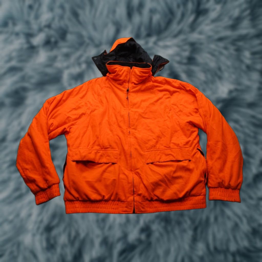 Vintage Bushmaster Jacket Mens 2XL Orange Cotton Hooded Insulated Puffer Hunting Outdoor Size US XXL / EU 58 / 5 - 1 Thumbnail