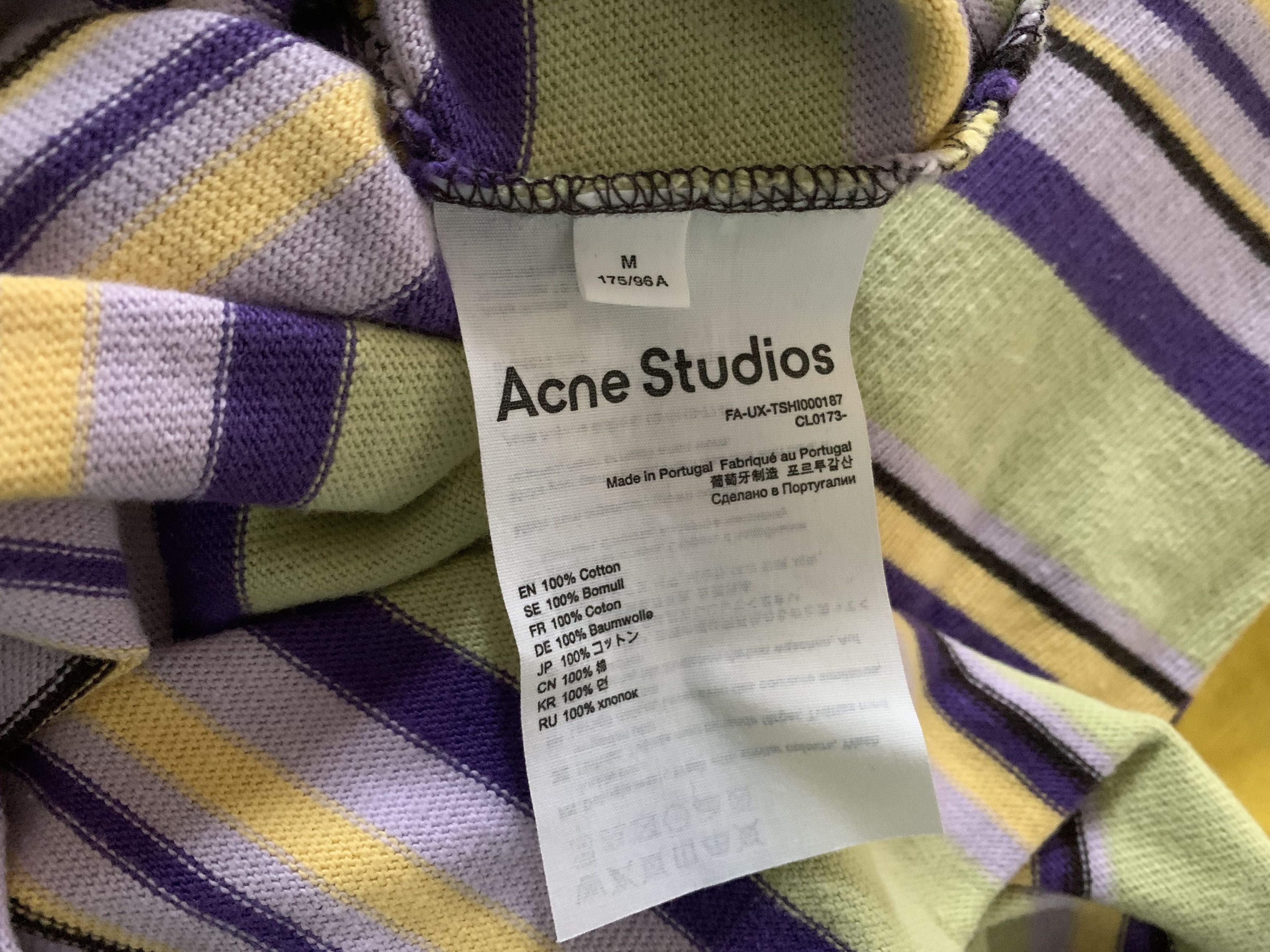 Acne Studios Acne-Studios Striped Hoodie Size US M / EU 48-50 / 2 - 7 Thumbnail
