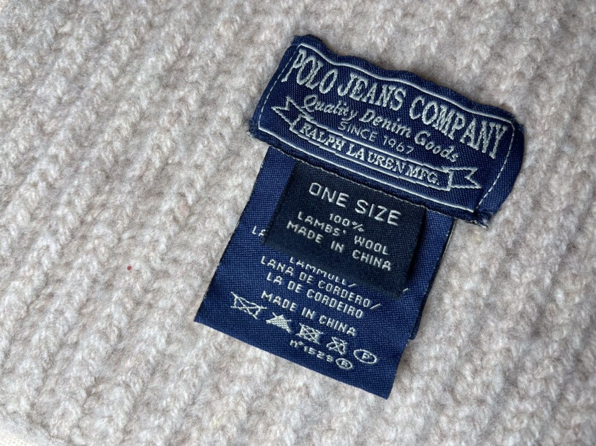 Polo Ralph Lauren × RRL Ralph Lauren × Ralph Lauren Polo Ralph Lauren beige knit wool scarf Size ONE SIZE - 6 Thumbnail