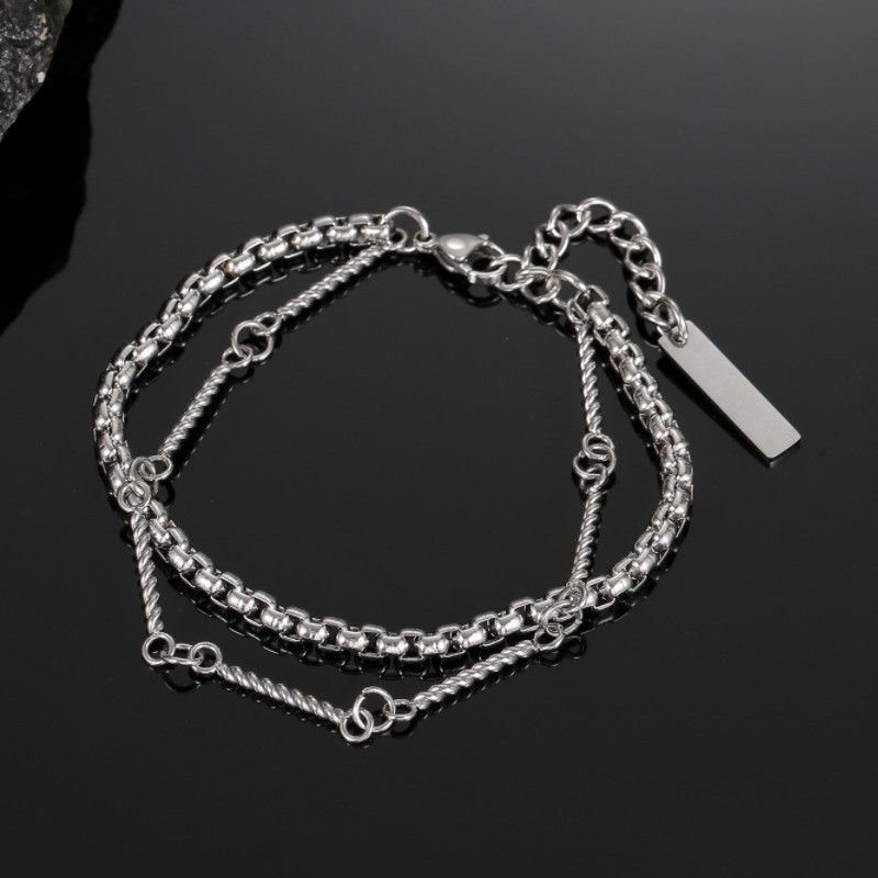 Jewelry Retro Bracelet Y2K Punk Chain Gotch Bracelets Chains Size ONE SIZE - 2 Thumbnail