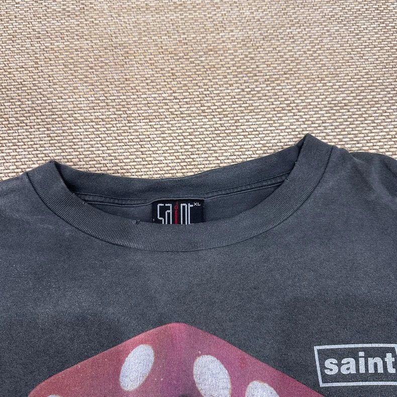 Saint Michael Saint Michael Black and red washed dice long sleeved shirt Size US XL / EU 56 / 4 - 3 Thumbnail