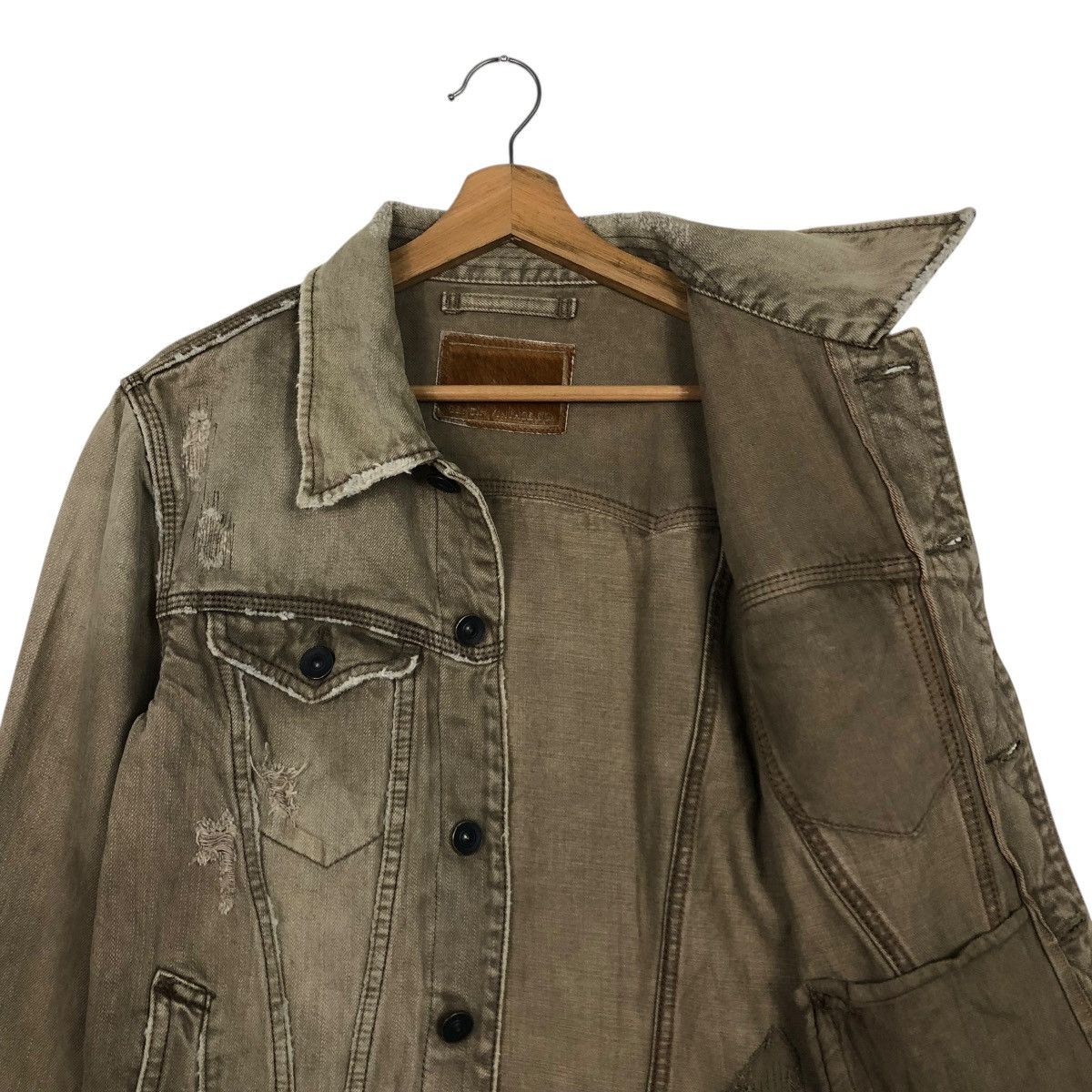 Japanese Brand 🔥CROPPED BIKER DENIM JACKET GOA JAPAN IF SIX WAS NINE Size US S / EU 44-46 / 1 - 16 Thumbnail