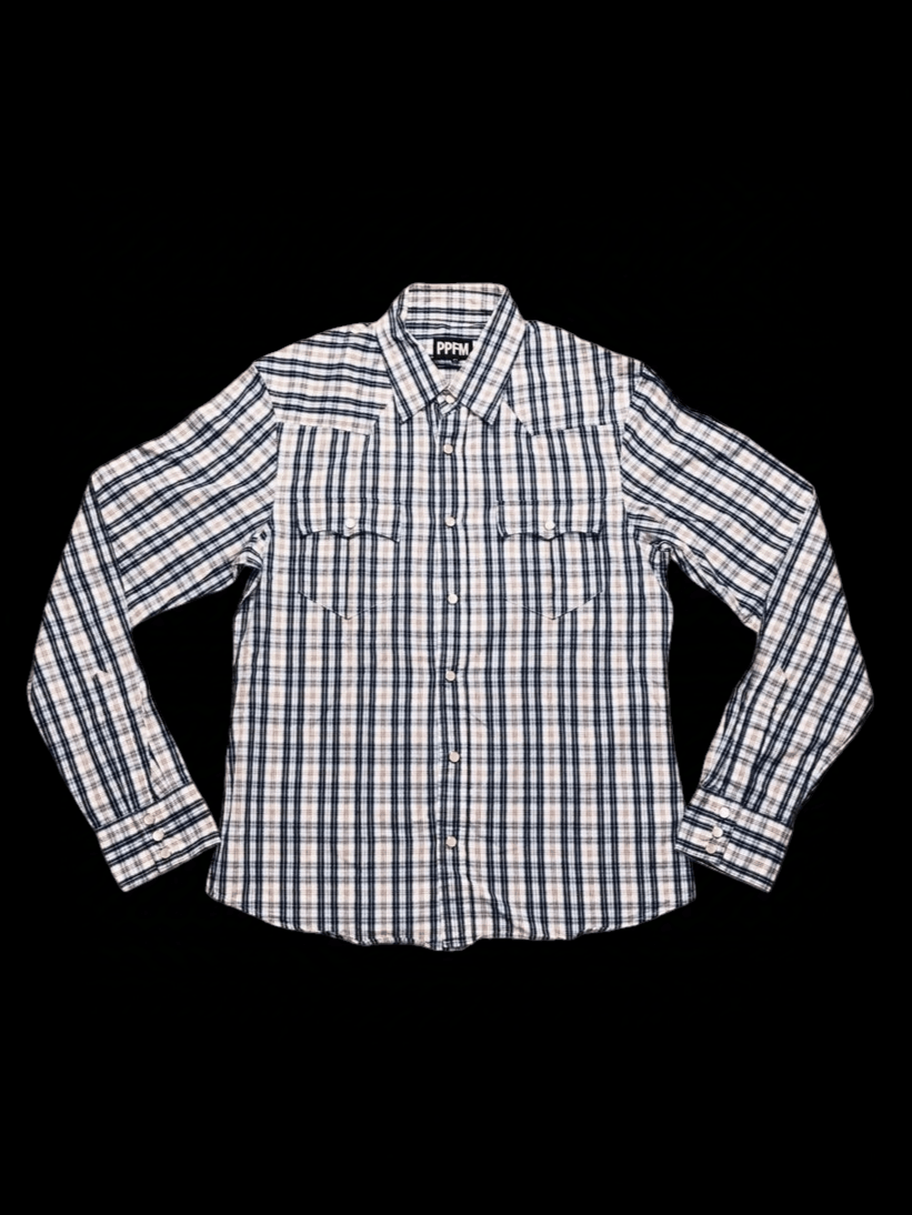 Japanese Brand × PPFM PPFM Manchester Spell Out Flannel Size US M / EU 48-50 / 2 - 1 Thumbnail