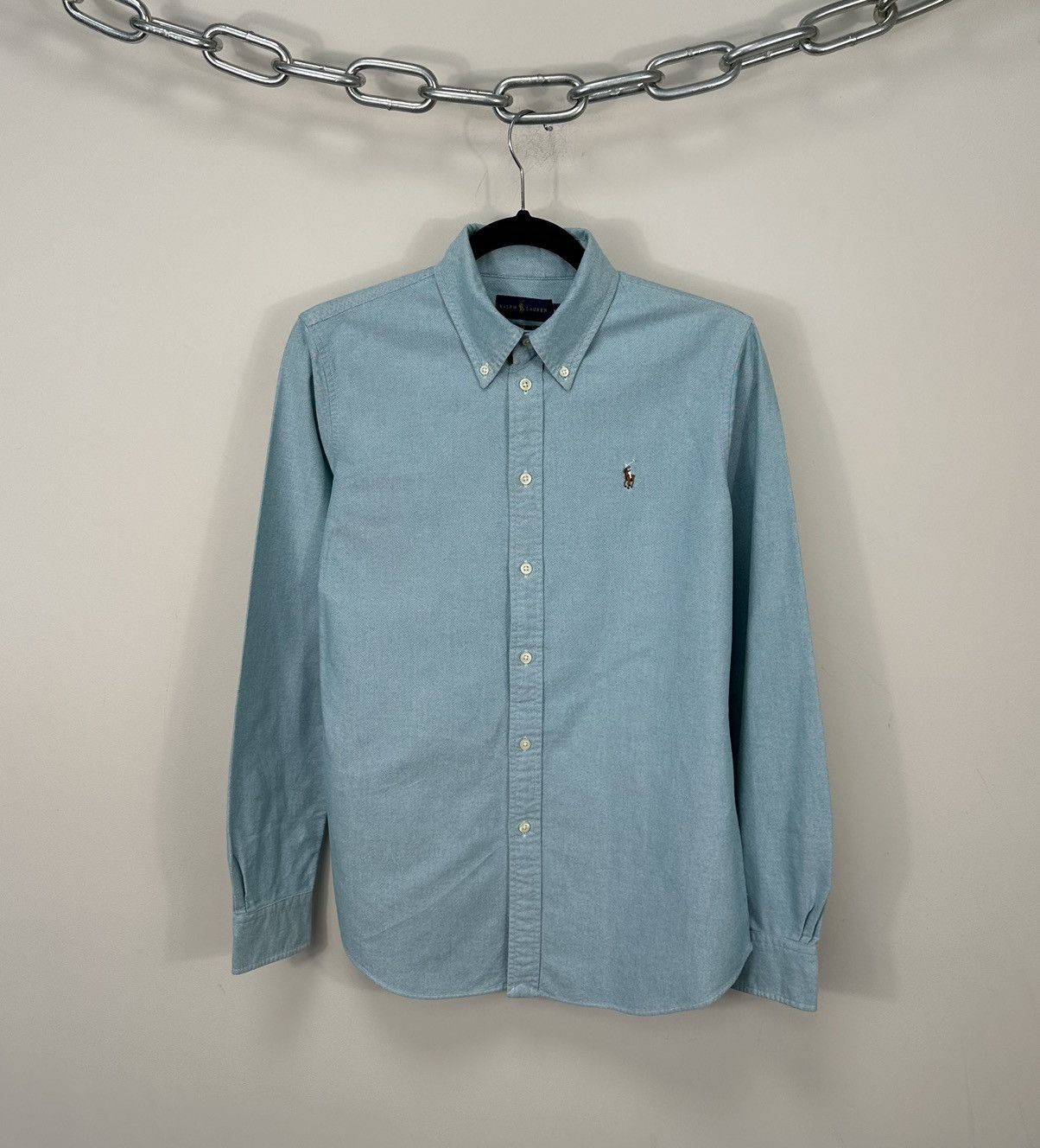 Ralph Lauren Ralph Lauren Baby Blue Plain Luxury Button Up Shirt | Grailed