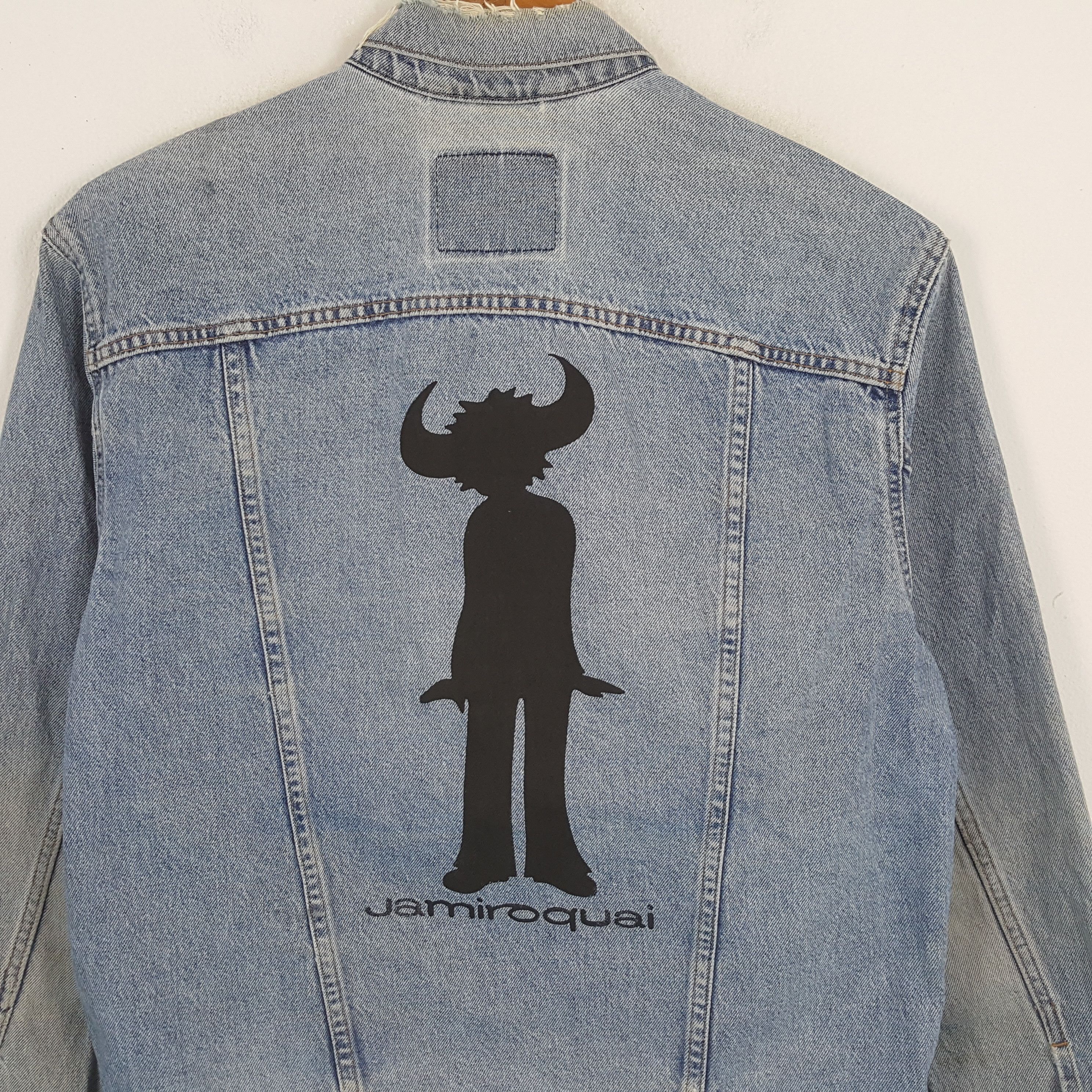 Japanese Brand × Levi's × Vintage Vintage LEVI'S x Jamiroquai Rock Band Custom Jacket Size US L / EU 52-54 / 3 - 2 Thumbnail