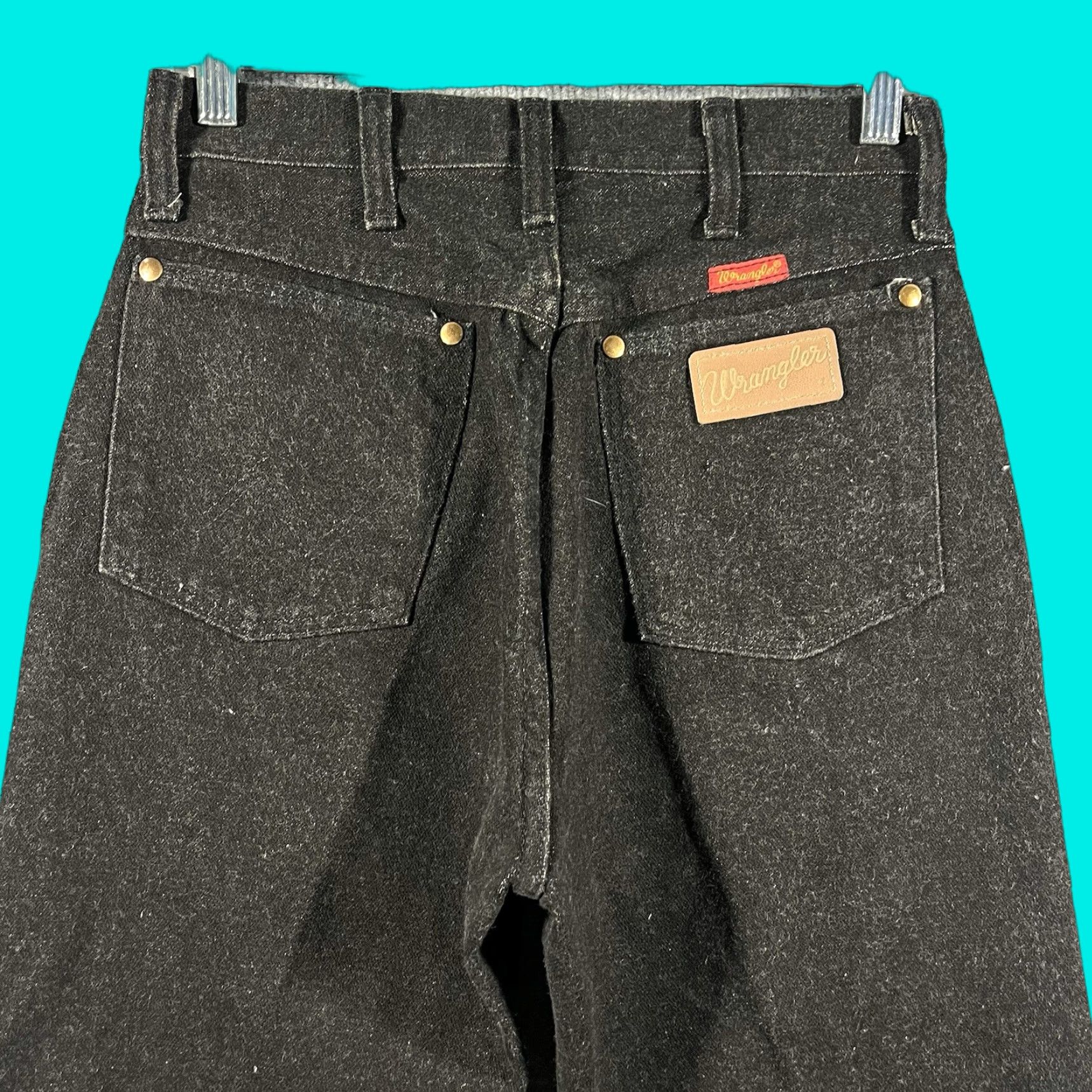 Wrangler VINTAGE Wrangler Jeans Women 27x31 Black Denim USA Made 90s Western 14MWZ Size 27" / US 4 / IT 40 - 1 Thumbnail