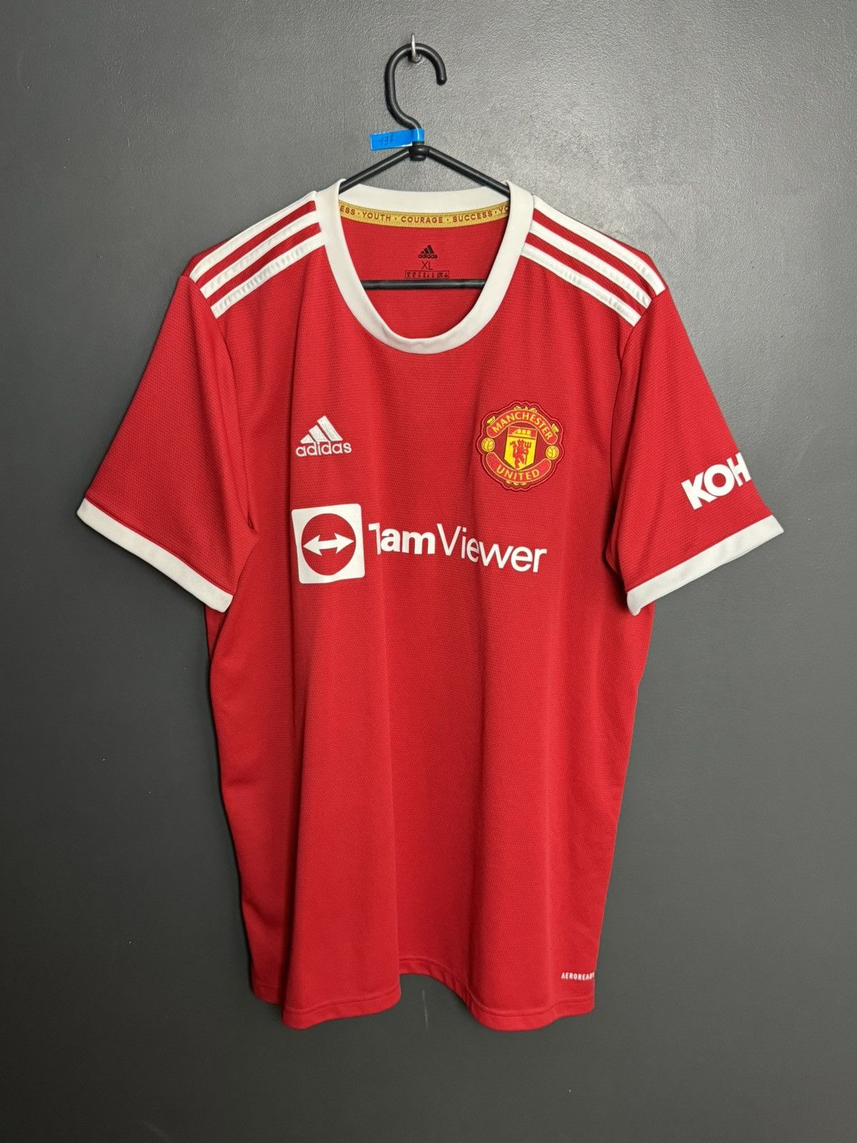 Adidas Manchester United 21/22 Home Ronaldo Football Jersey T-Shirt Size US XL / EU 56 / 4 - 2 Thumbnail