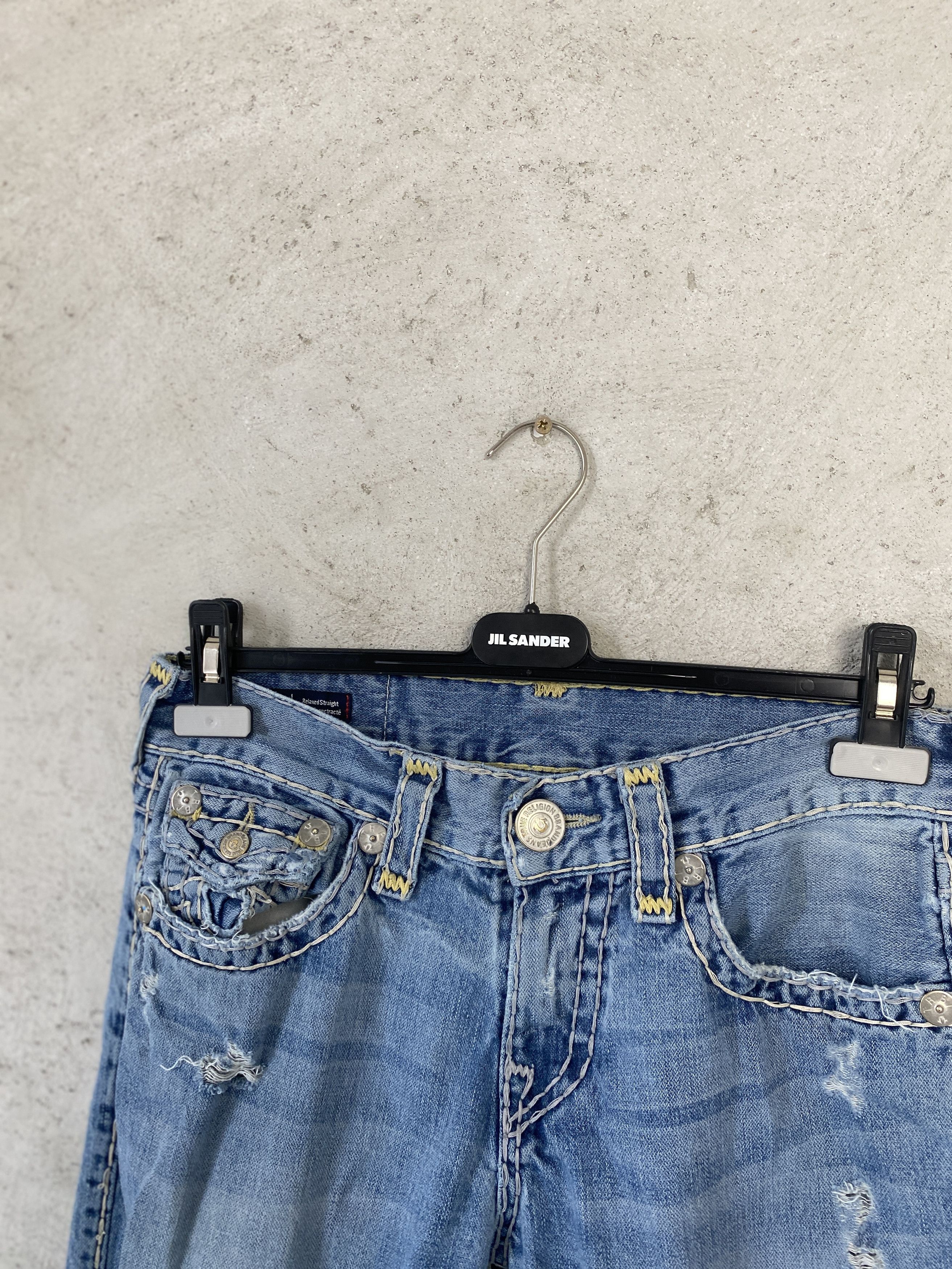 True Religion True Religion distressed denim jeans pants Ricky Size US 29 - 3 Thumbnail