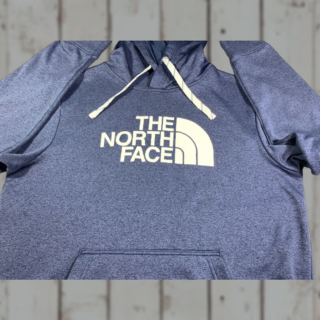 The North Face The North Face Hoodie Men Adult Medium Blue Long Sleeve Drawstring Fleece Outdoor Winter Mens Size US M / EU 48-50 / 2 - 1 Thumbnail