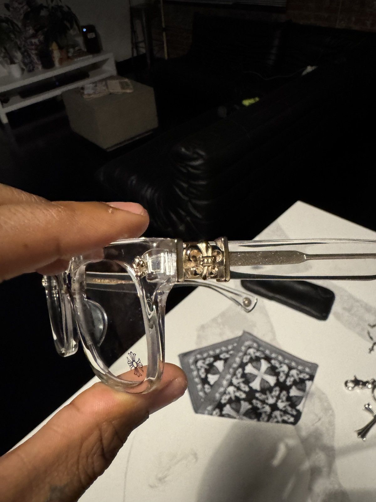 Chrome Hearts Chrome Hearts GITTIN ANY ? -A Frames Size ONE SIZE - 4 Thumbnail