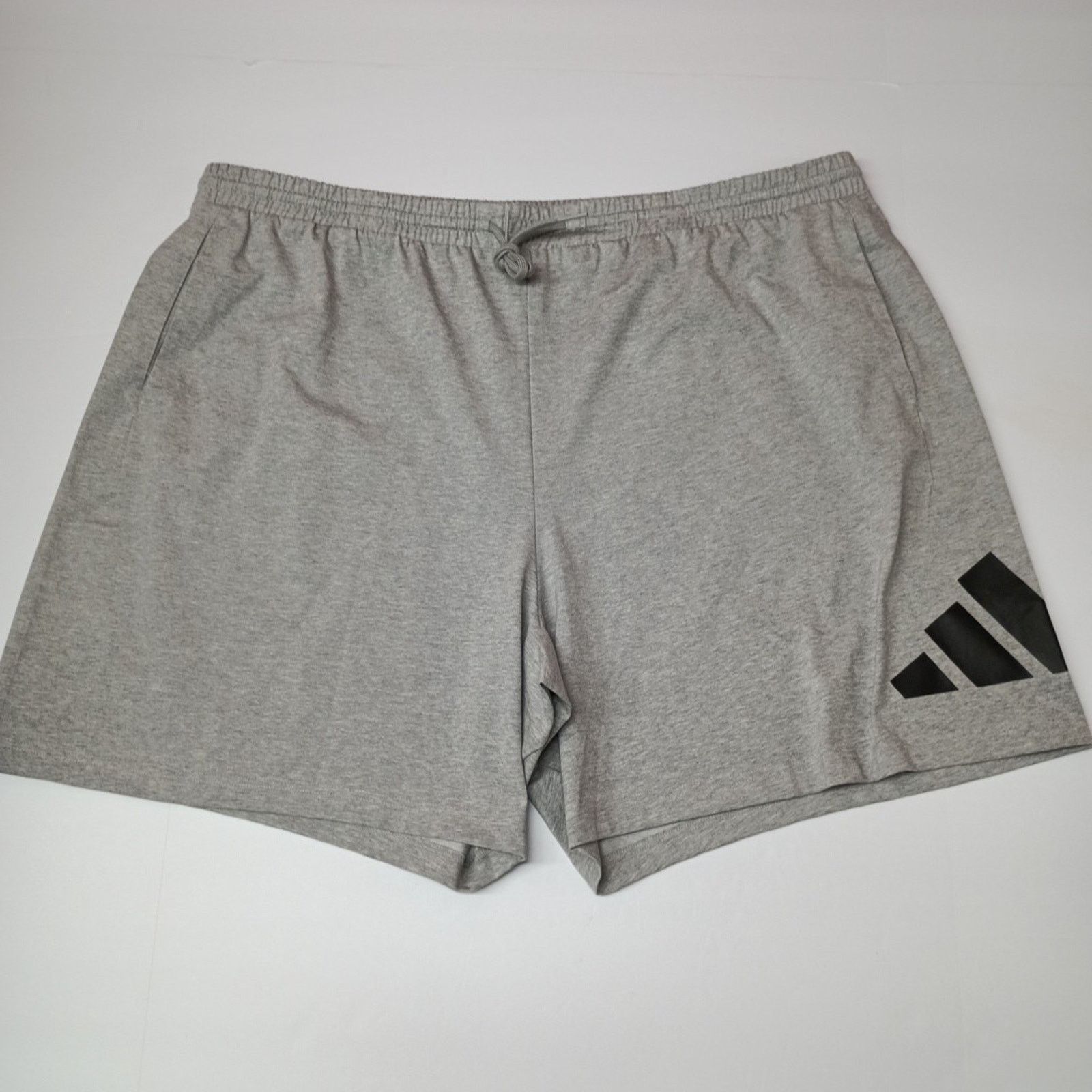 Adidas Adidas Essentials Big Logo Shorts Men's Size 4XL Gray 7" Ins Size US 44 / EU 60 - 1 Thumbnail