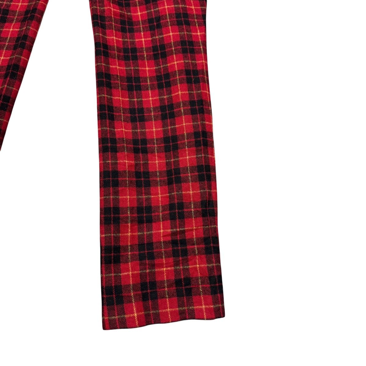 Mari's Rock MALKO MALKA Tartan Plaid Red Punk Trouser Size US 30 / EU 46 - 15 Thumbnail