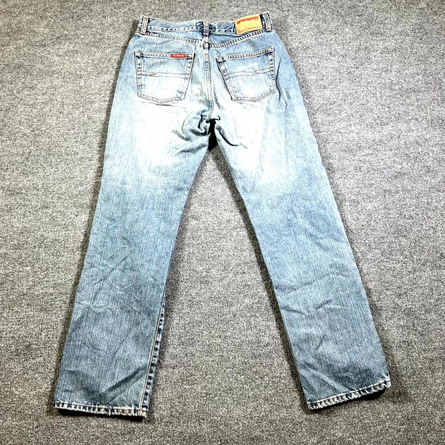 Ben Sherman Ben Sherman Jeans Mens 32 Blue Denim 100% Cotton 5-Pockets Straight Streetwear Size US 32 / EU 48 - 2 Thumbnail