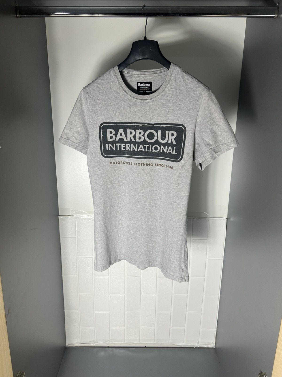 Barbour × Vintage VERY RARE BARBOUR INTERNATIONAL MOTORCYCLE T-SHIRT Y2K 90s Size US S / EU 44-46 / 1 - 2 Thumbnail