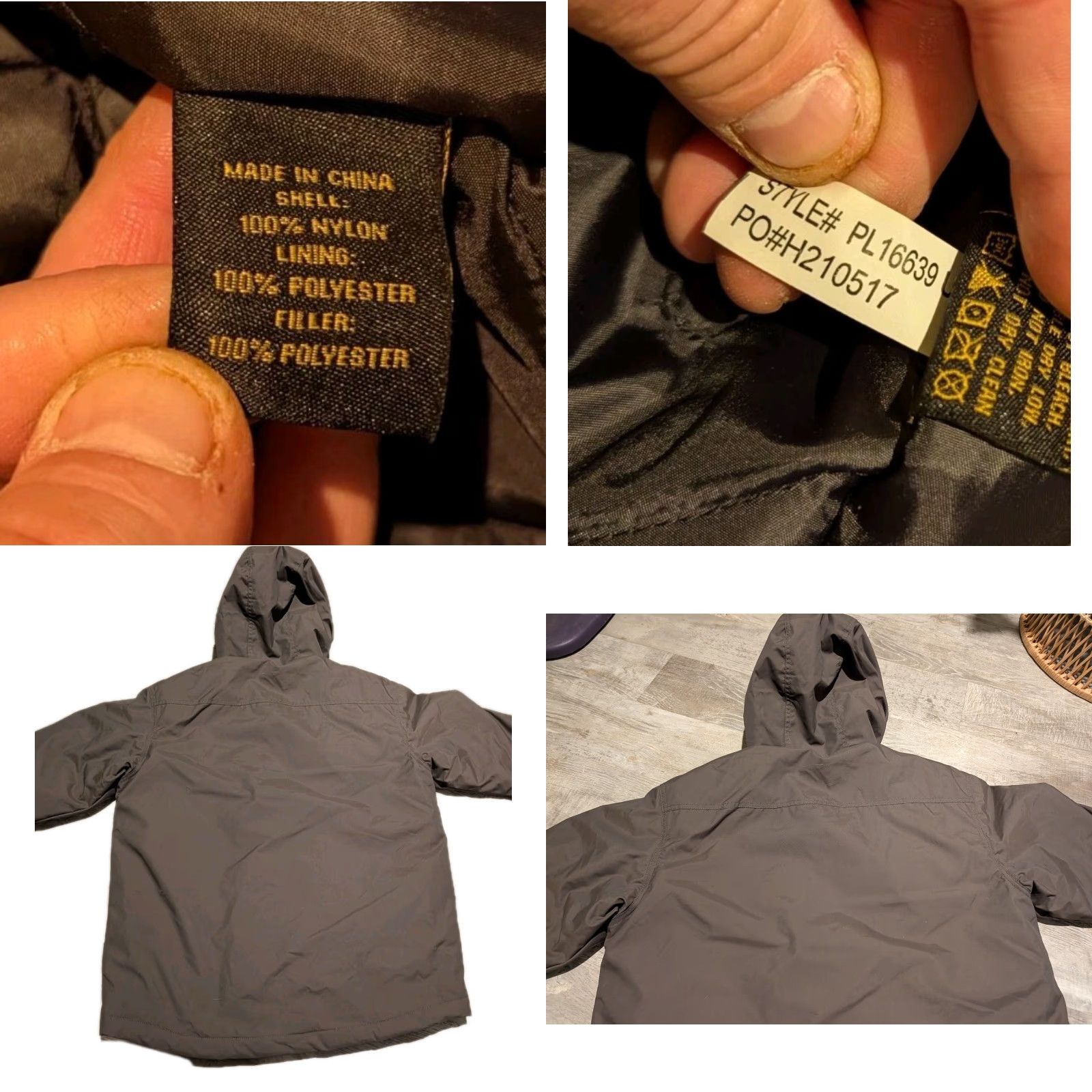 Vintage Hard Land Jacket Mens Tactical Series Outdoor Insulated Mid-Length Zip Hooded Pockets Waterproof Green Size M Military Coat Size US M / EU 48-50 / 2 - 10 Thumbnail