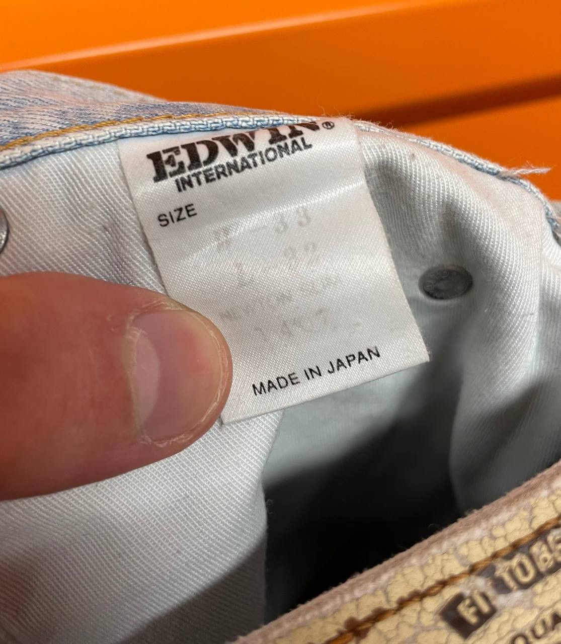 Edwin made in Japan Vintage Edwin Jeans Light Washed Denim Size US 33 - 5 Thumbnail