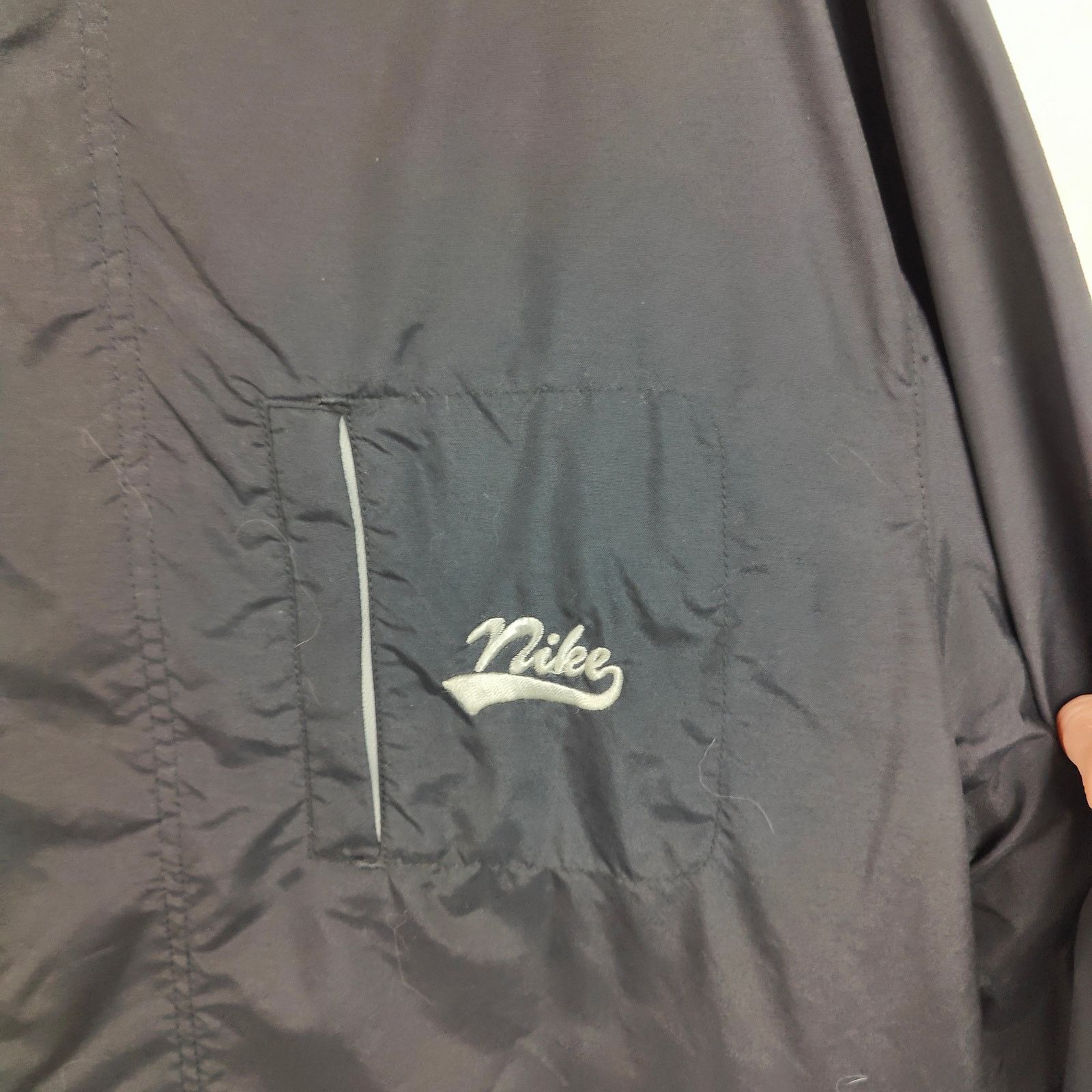 Nike Vintage Y2K Nike Track Jacket Mens Large Black Full Zip Size US L / EU 52-54 / 3 - 2 Thumbnail