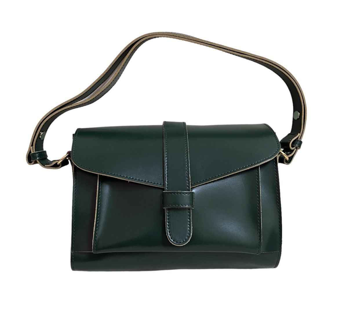Marni Authentic Marni Green Leather Two Way Shoulder and Sling Bag Size ONE SIZE - 1 Thumbnail