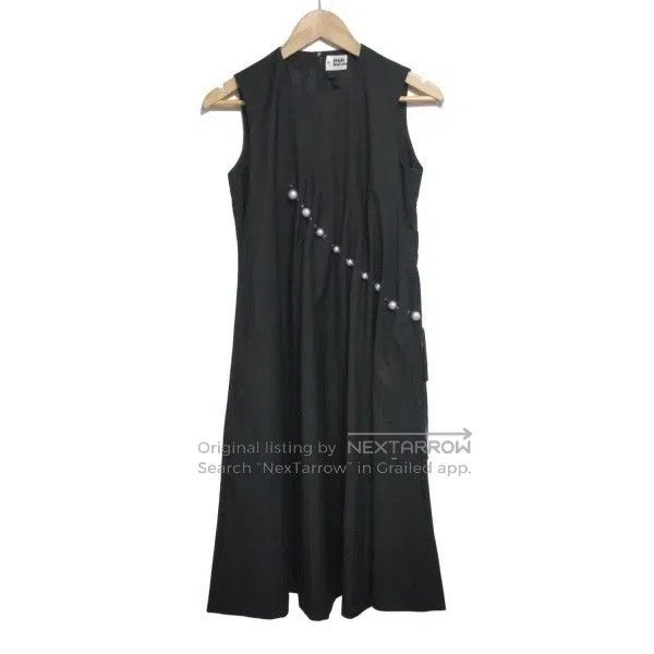 Comme des Garcons Comme des Garcons size S Black pearl decorated dress Size S / US 4 / IT 40 - 1 Thumbnail