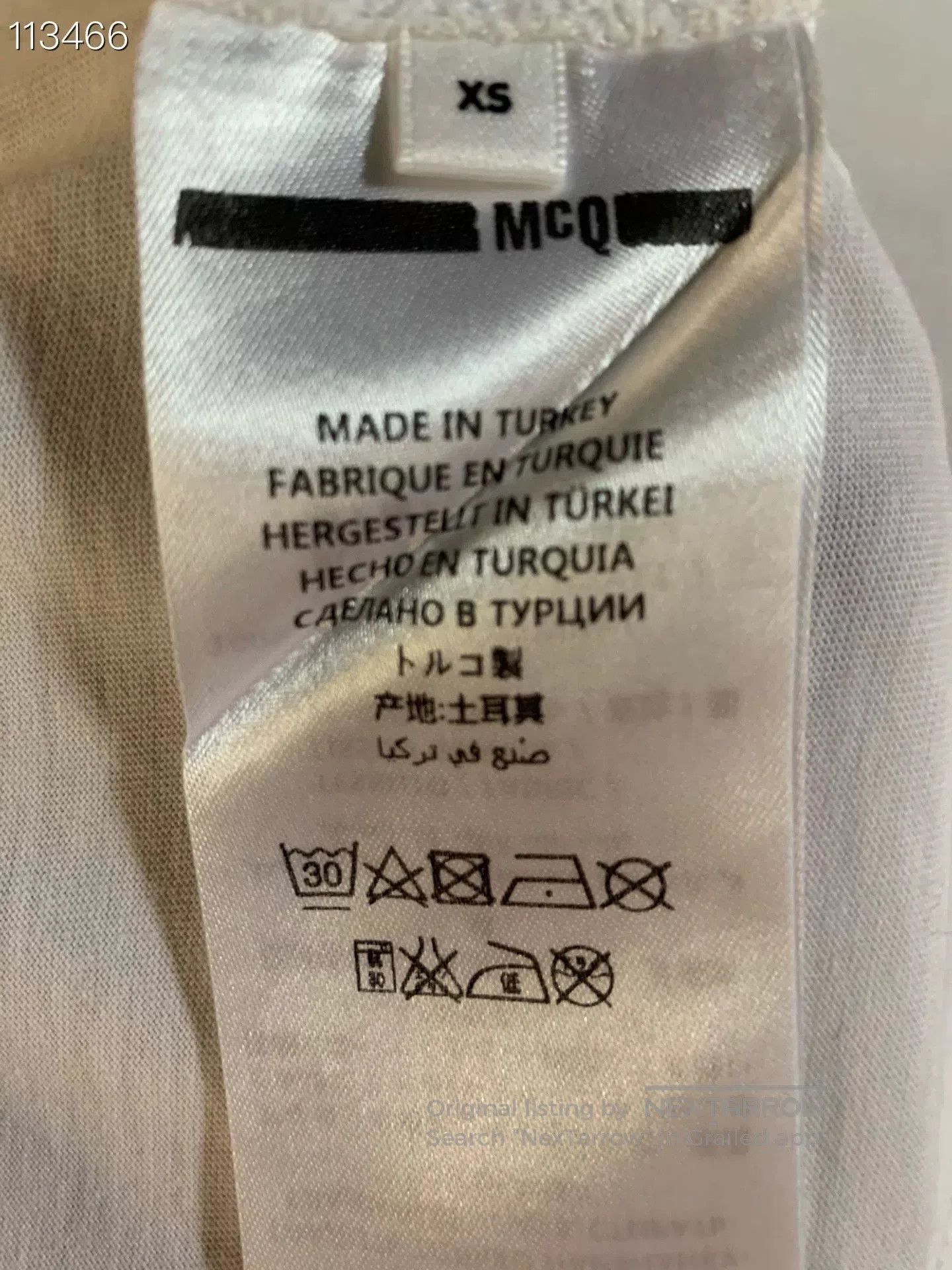 McQ Alexander McQueen McQueen x073781 Fitted White T. Size US XS / EU 42 / 0 - 4 Thumbnail