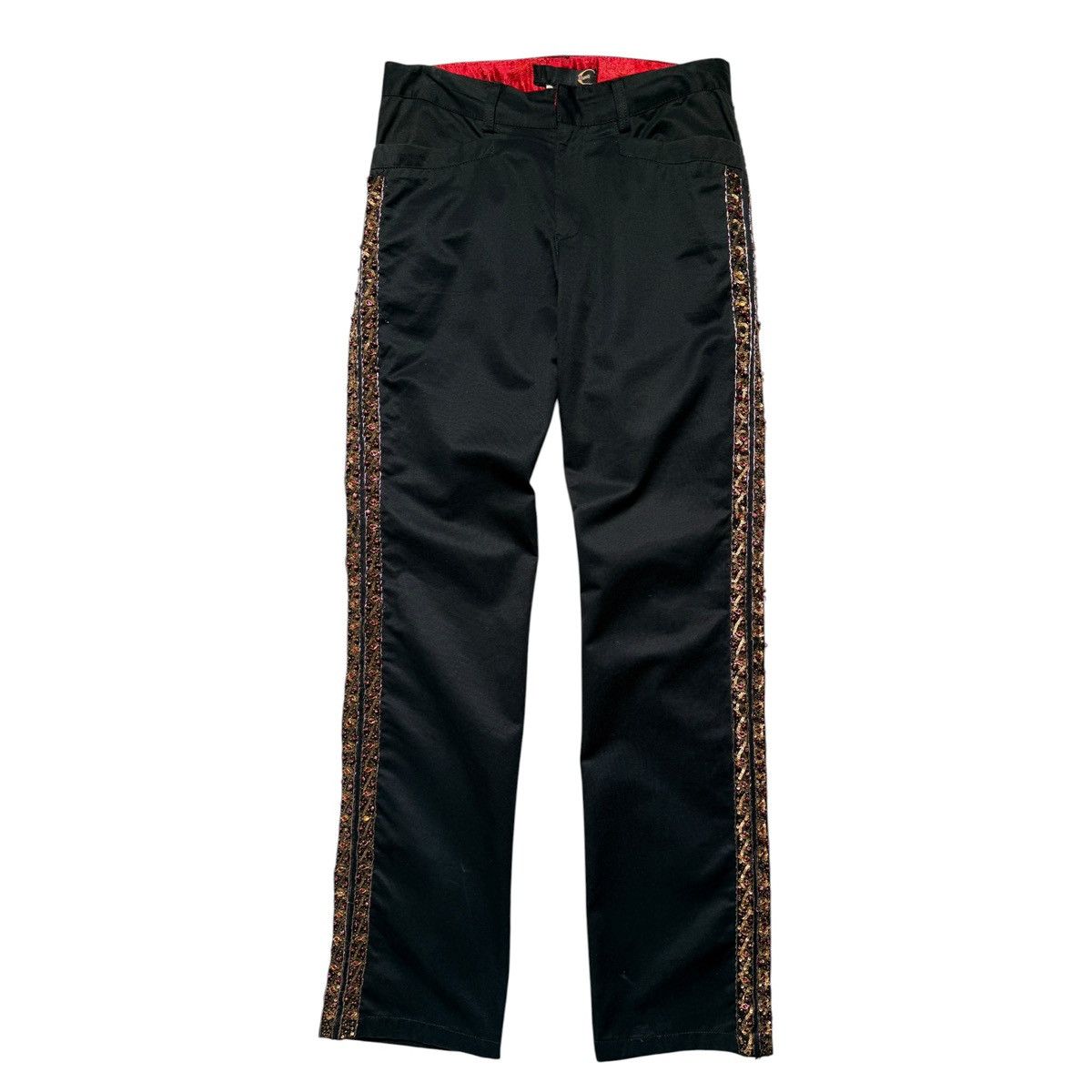 Roberto Cavalli Embellished side stripe trouser Size US 32 / EU 48 - 1 Thumbnail