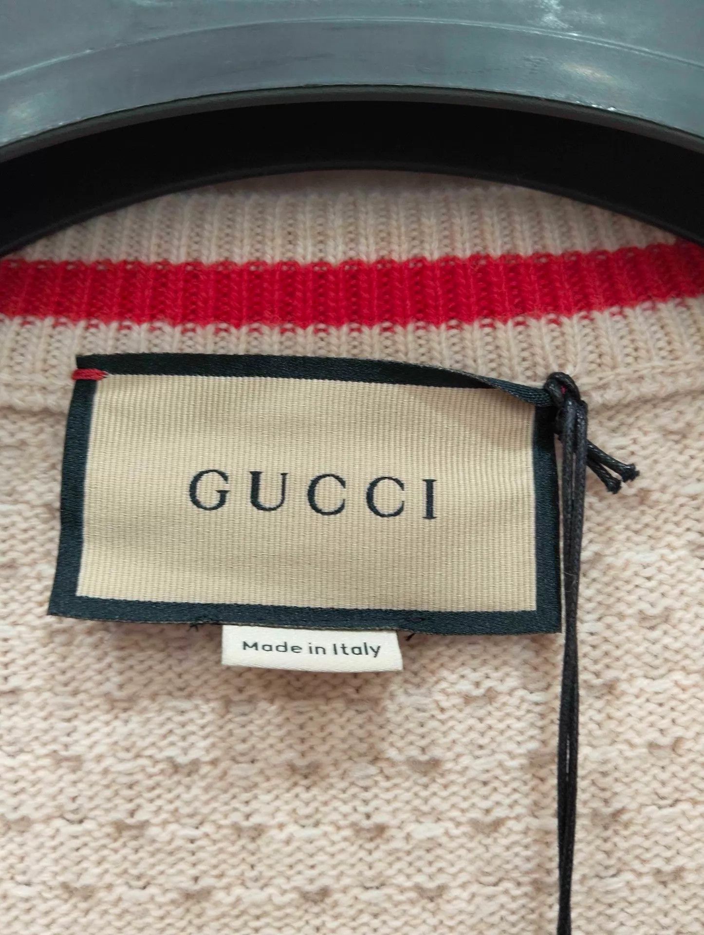 Gucci GUCCI Love Parade Striped V-neck LS Knit Cardi XL Size US XL / EU 56 / 4 - 7 Thumbnail