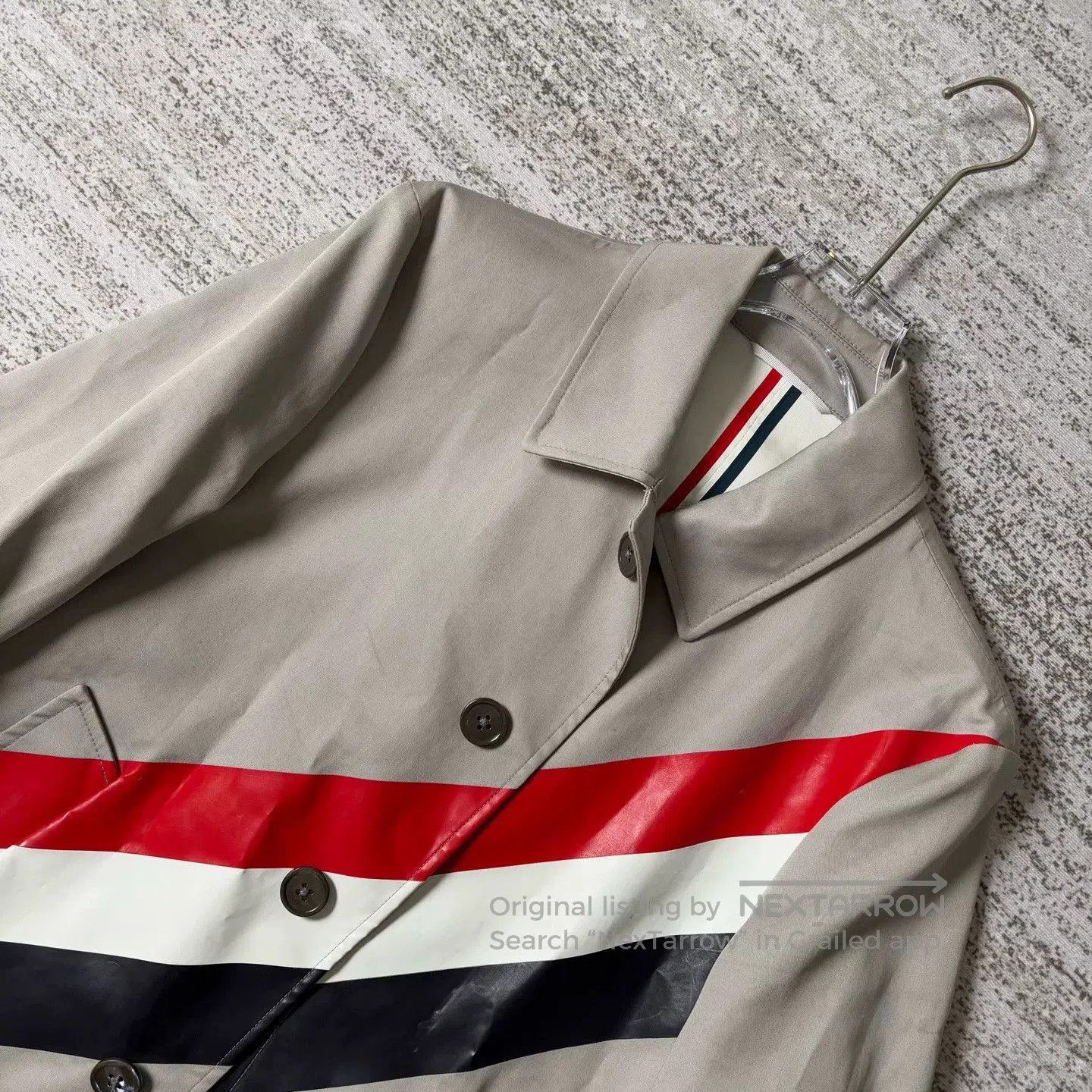 Thom Browne Thom Browne Colorblock Stripe Print Coat. Size US XS / EU 42 / 0 - 5 Thumbnail