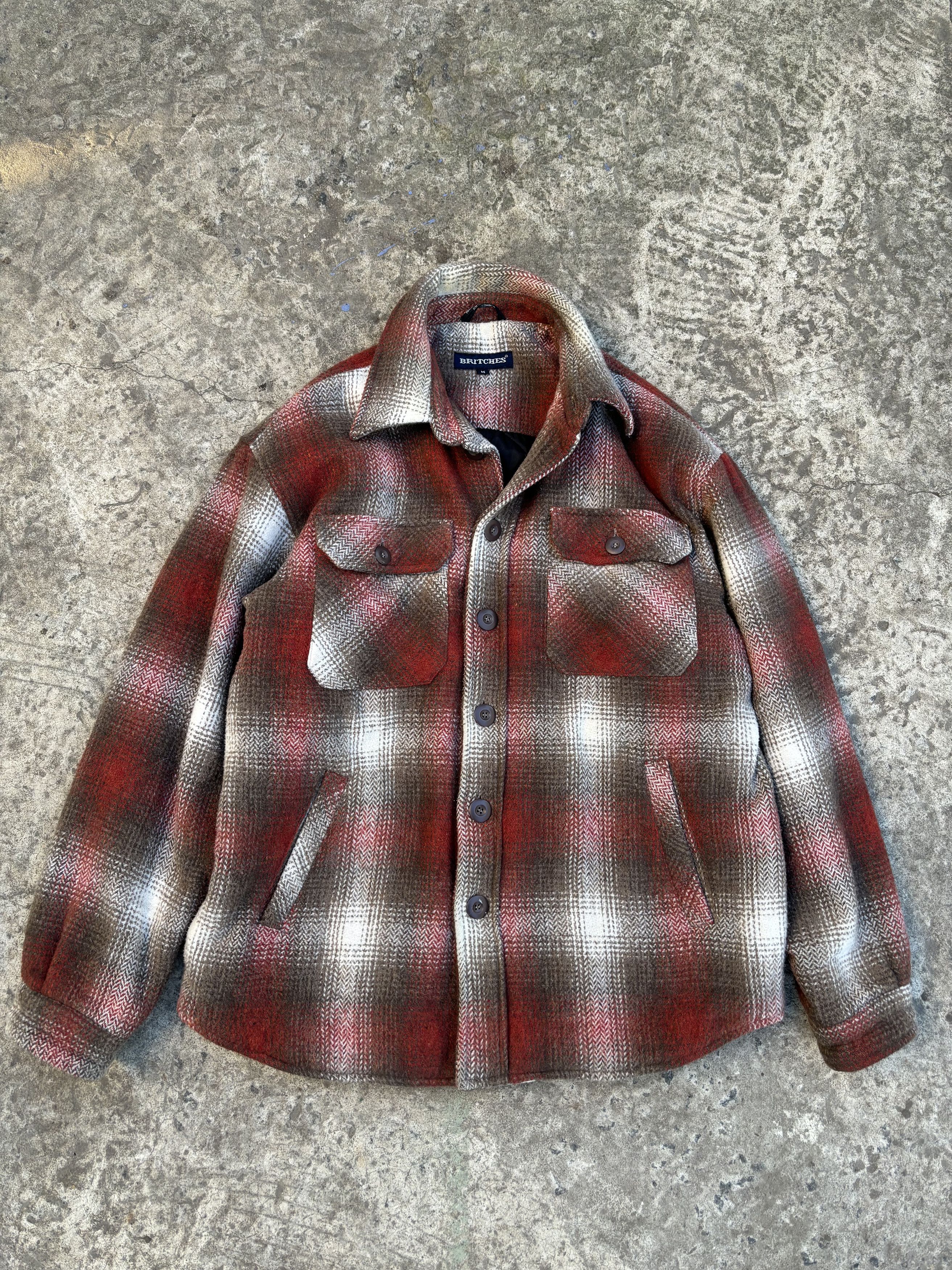 Vintage Britches Wool Tartan Insulated Overshirt