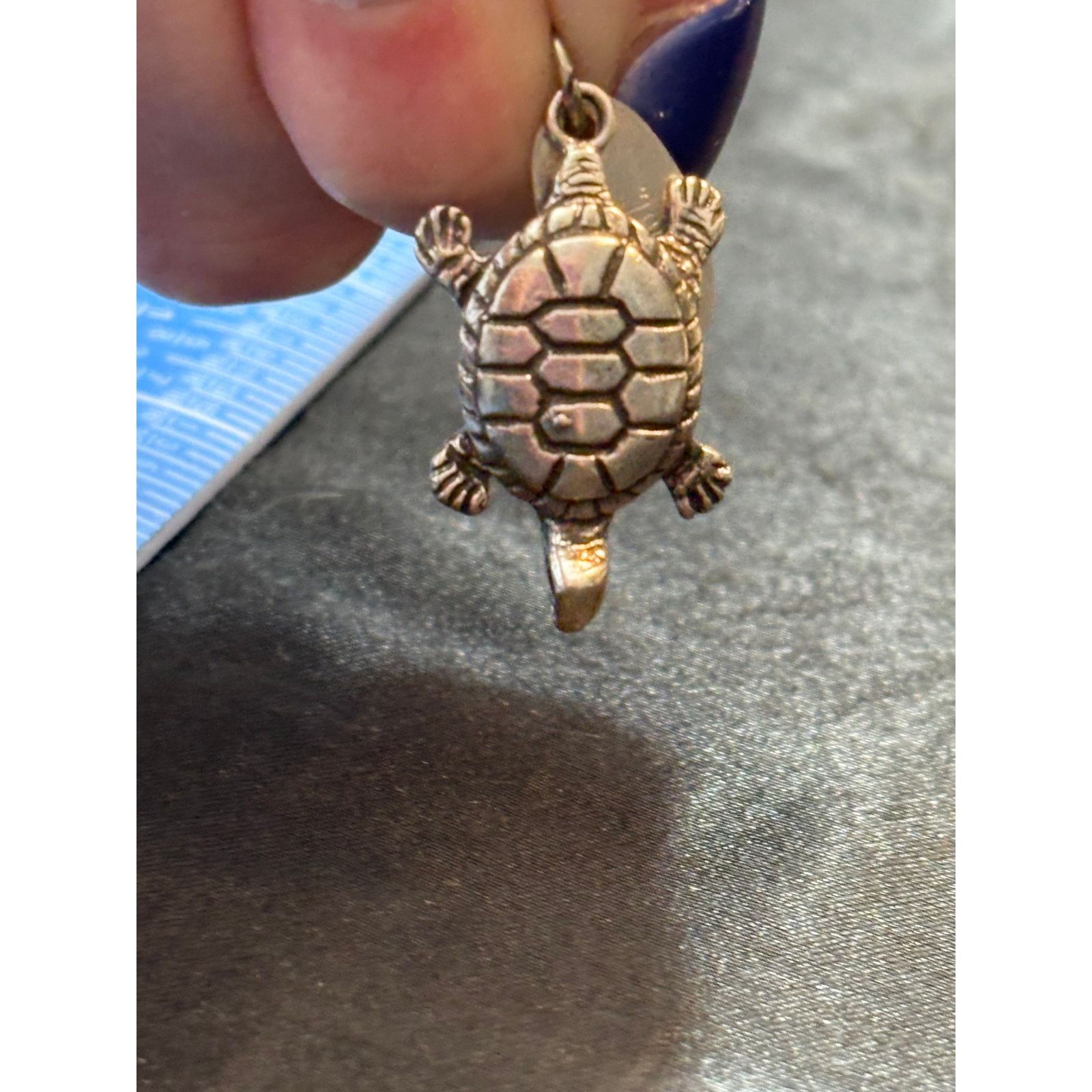 Other Vintage Sterling Silver Turtle Pendant 7g Eagle River WISC Size ONE SIZE - 6 Thumbnail