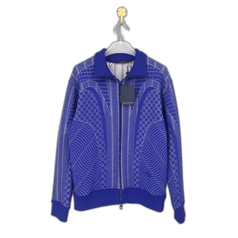 Louis Vuitton Louis Vuitton Striped Print Zip Jacket-yf Size US L / EU 52-54 / 3 - 1 Thumbnail