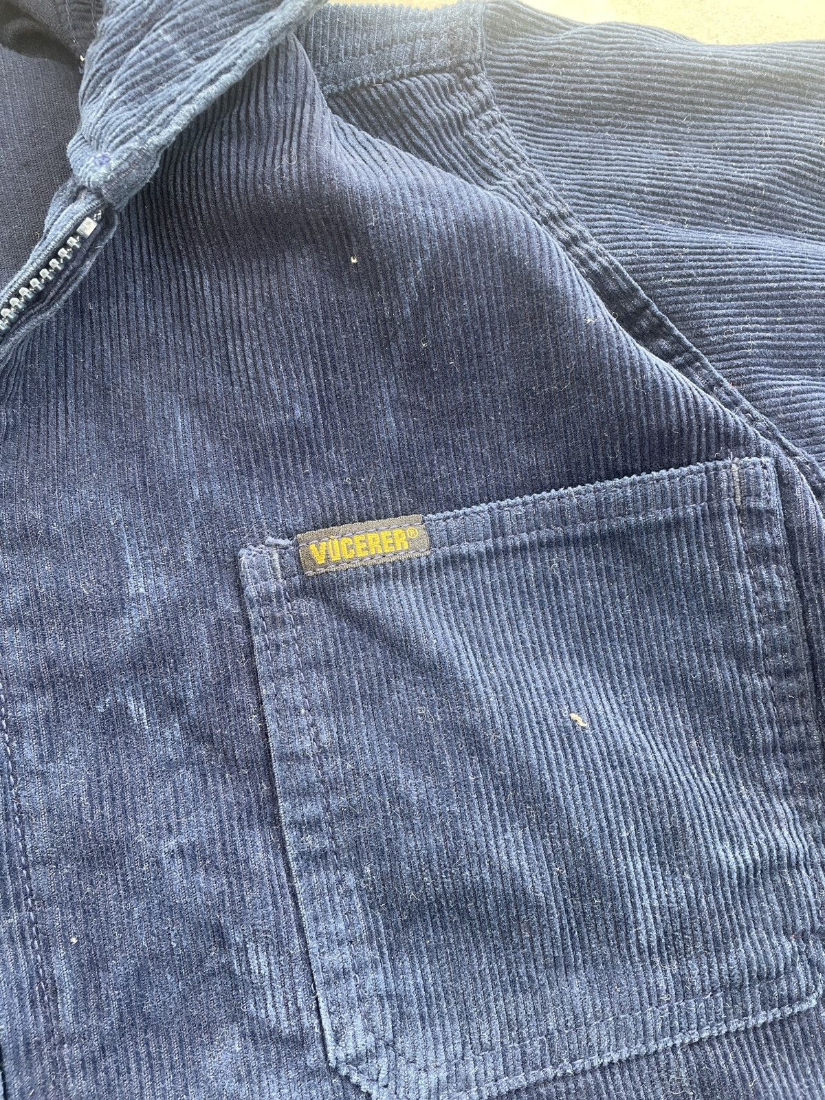 Japanese Brand VICERER CORDUROY HOODIE MID ZIPPER SWEATER Size US M / EU 48-50 / 2 - 3 Thumbnail