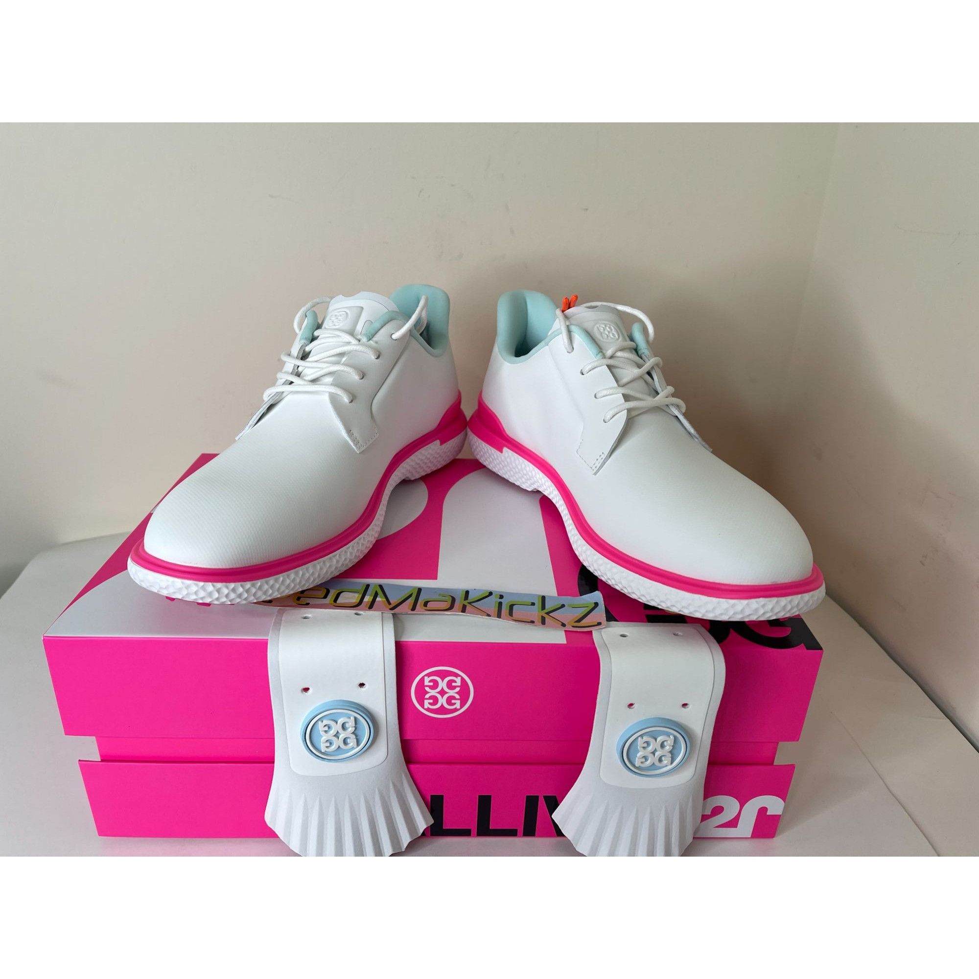 G/FORE G/FORE GALLIVAN2R KILTIE GOLF SHOES PINK WOMENS 9.5US Size US 9.5 / IT 39.5 - 2 Thumbnail