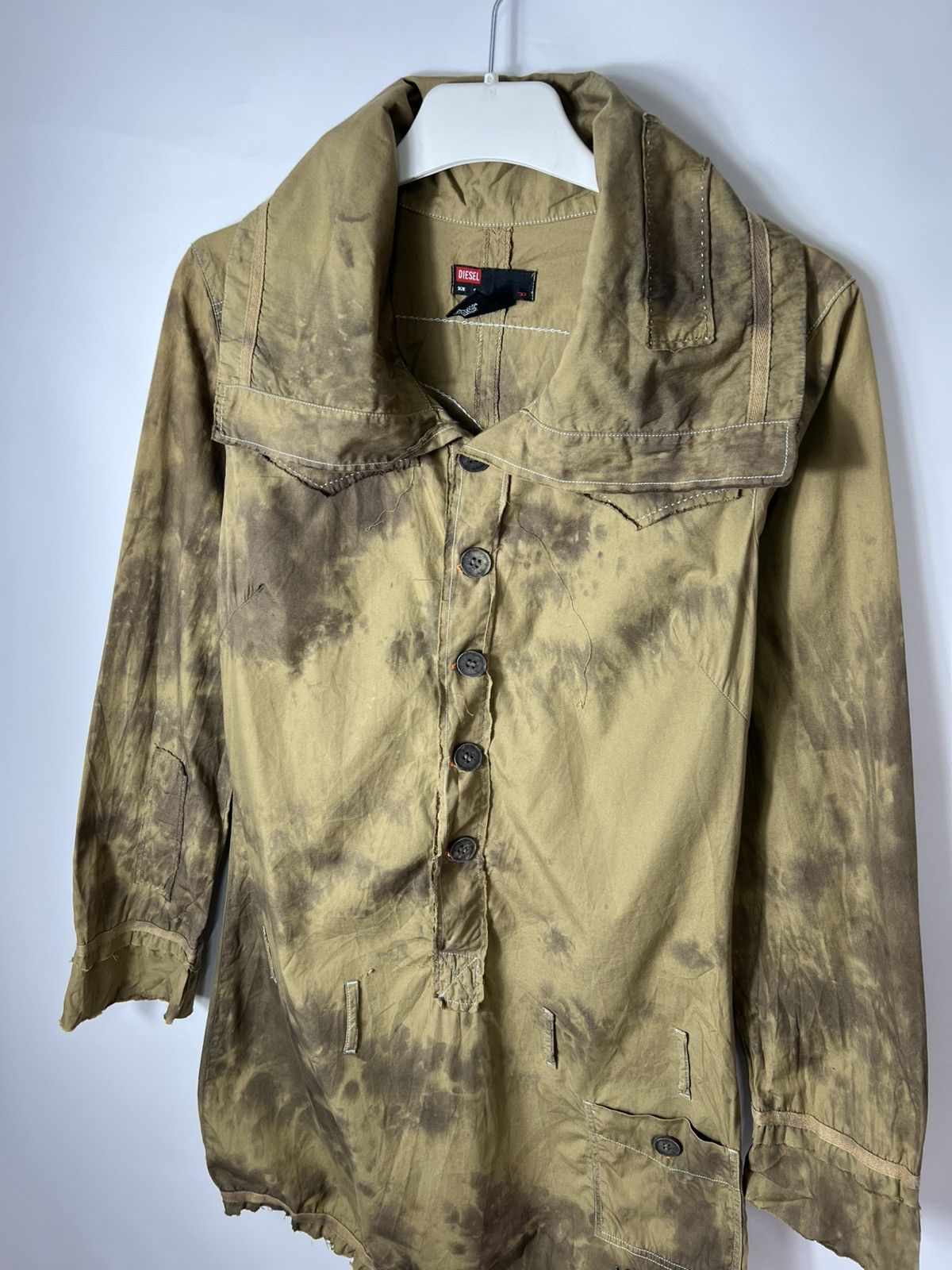 Diesel Vintage military avant garde sk8 y2k Diesel Shirt Dress Size S / US 4 / IT 40 - 2 Thumbnail
