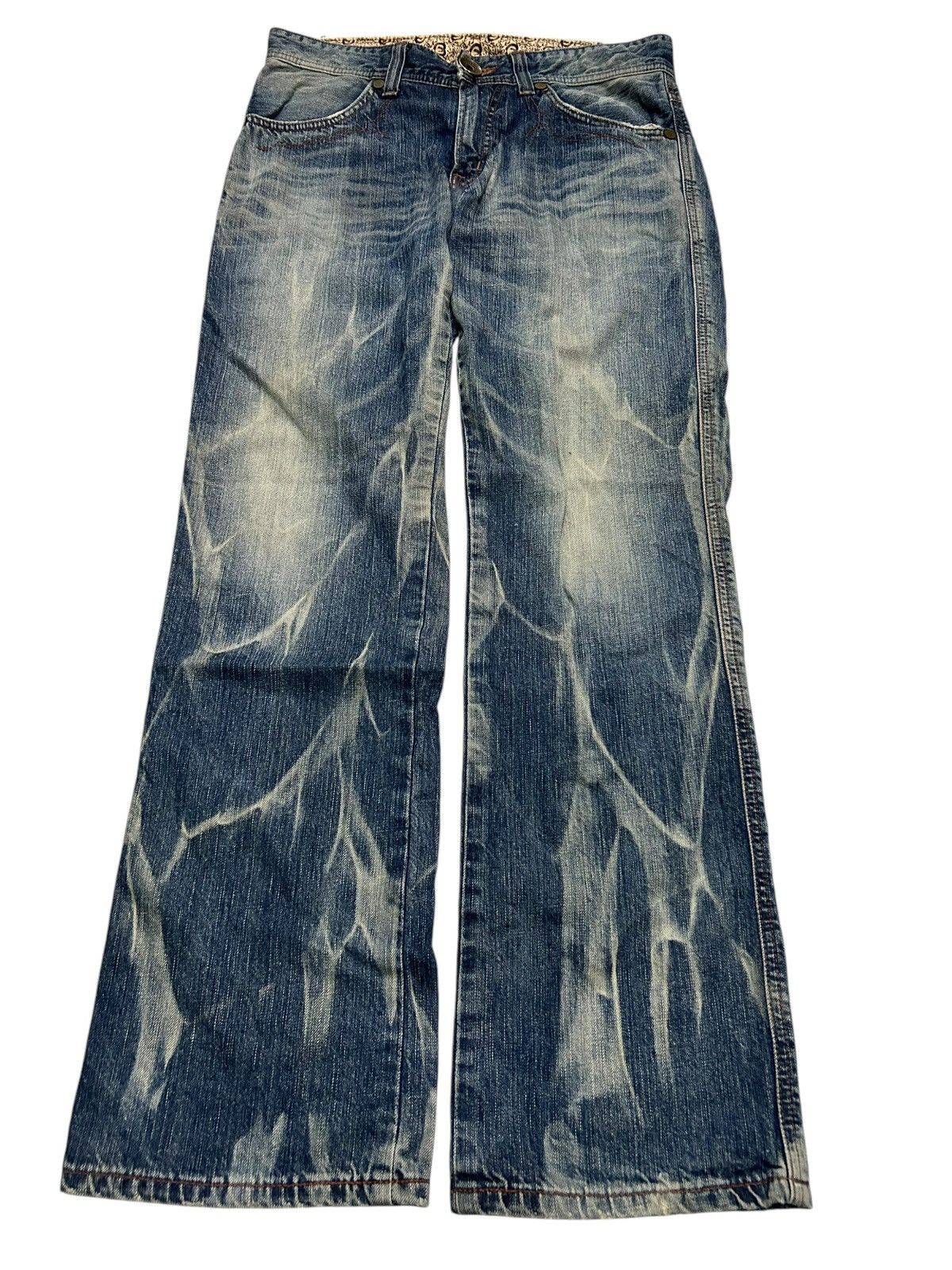 Edwin × If Six Was Nine × Kapital Rare Edwin Blue Trip Mud Wash Denim Jeans☠️☠️ Size US 31 - 3 Thumbnail