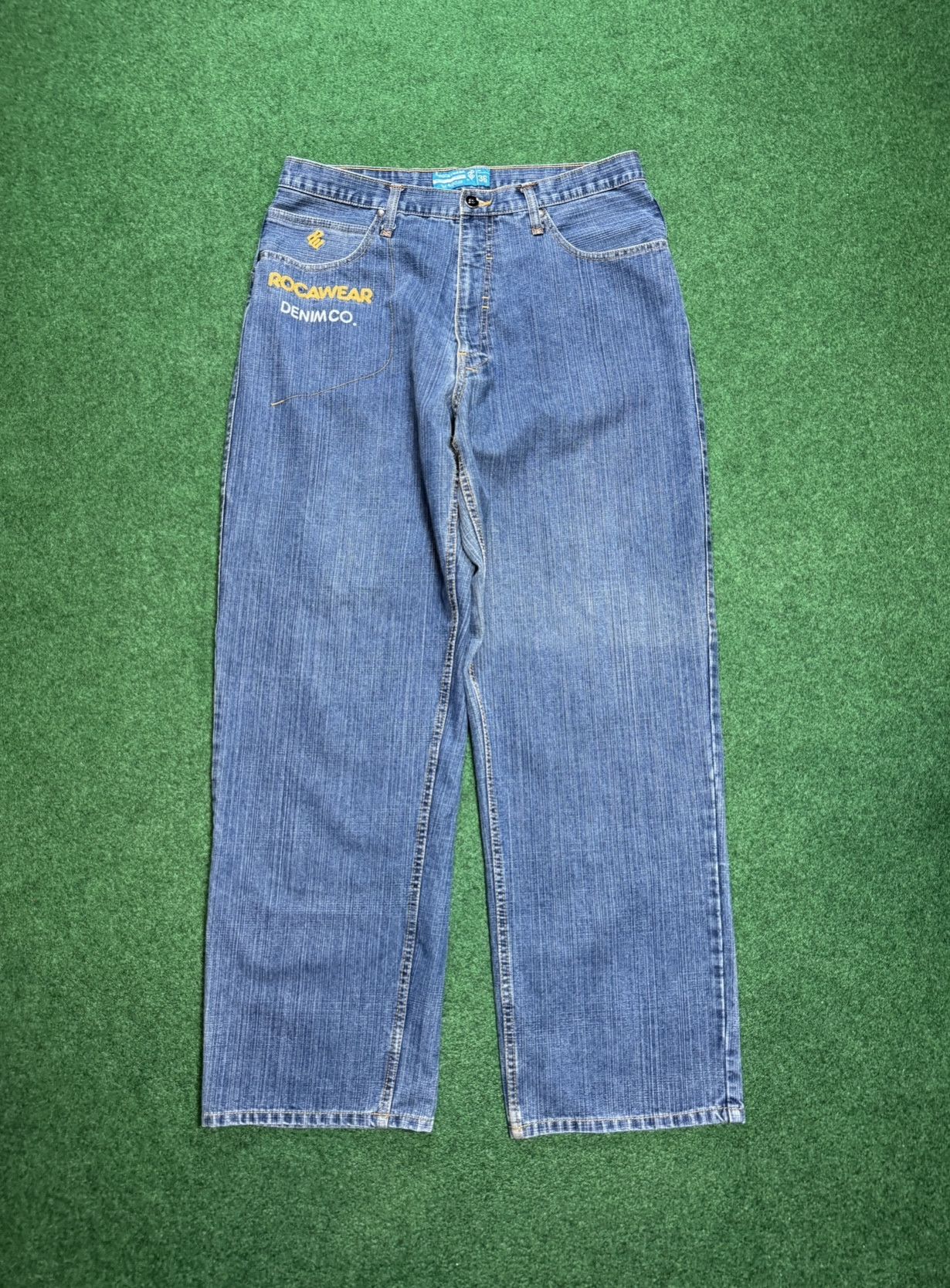 Rocawear Vintage Y2K Rocawear Denim Baggy Men’s 36x34 Jeans Size US 36 / EU 52 - 1 Thumbnail