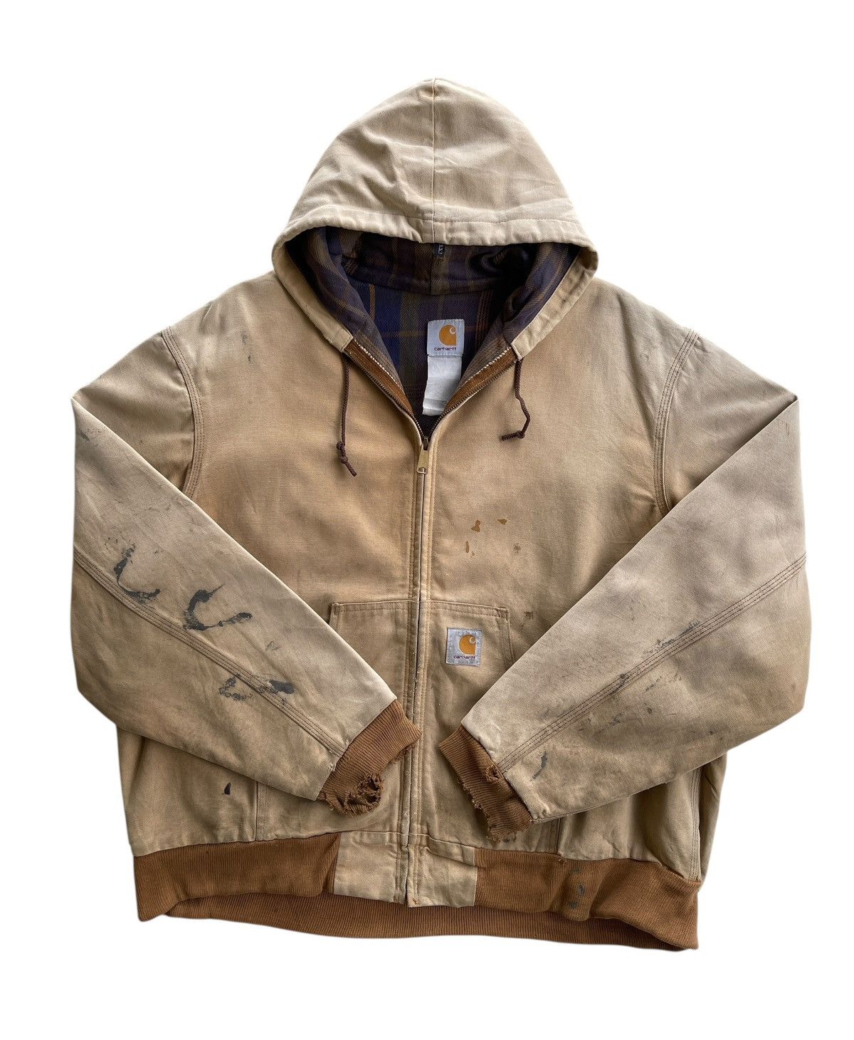 Carhartt Destroyed❗️Vintage 80s Carhartt Duck Canvas Workwear Jacket Size US XXL / EU 58 / 5 - 2 Thumbnail