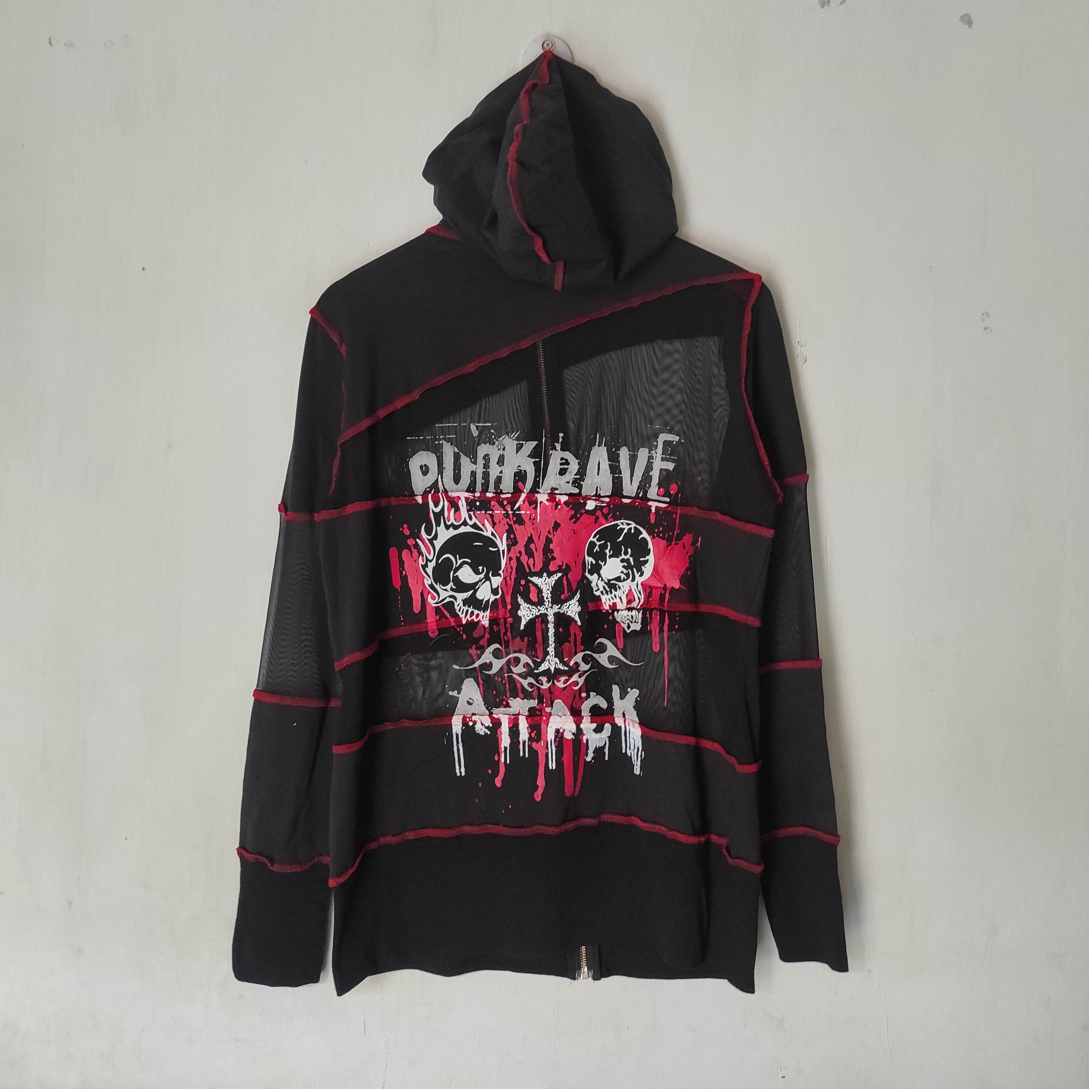 14th Addiction Punk Rave Attack Mesh Hoodie Size US M / EU 48-50 / 2 - 5 Thumbnail