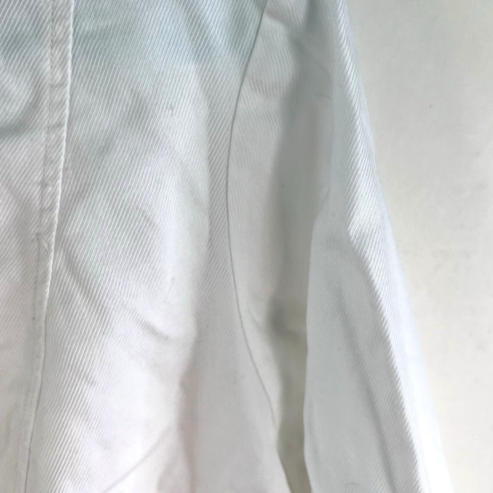 Vintage Anthology Quinn Button-Up Shirt Womens Size 10 White Long Sleeve Collared 100% Cotton Regular Fit Size L / US 10 / IT 46 - 2 Thumbnail