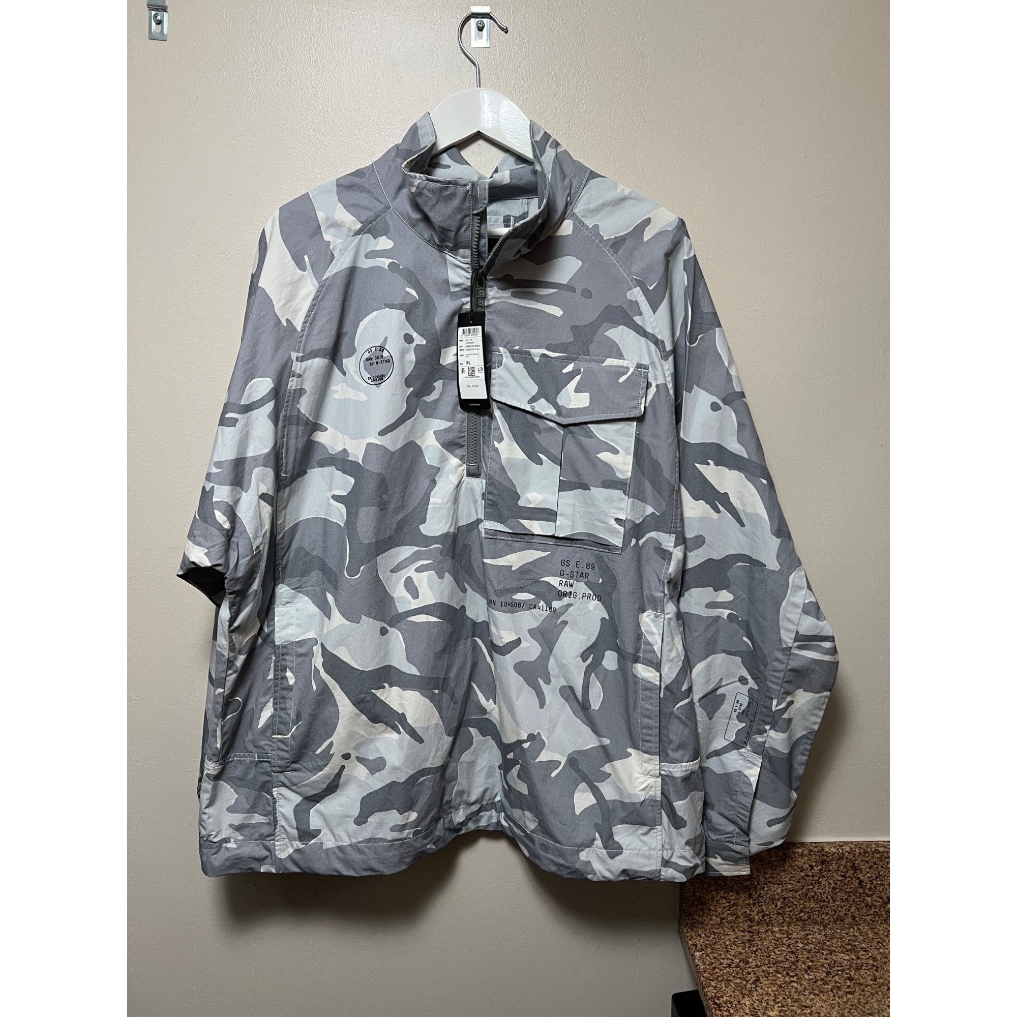 G-Star G Star Raw Half Zip Overshirt Mens Jacket NWT - Size XL Size US XL / EU 56 / 4 - 3 Thumbnail