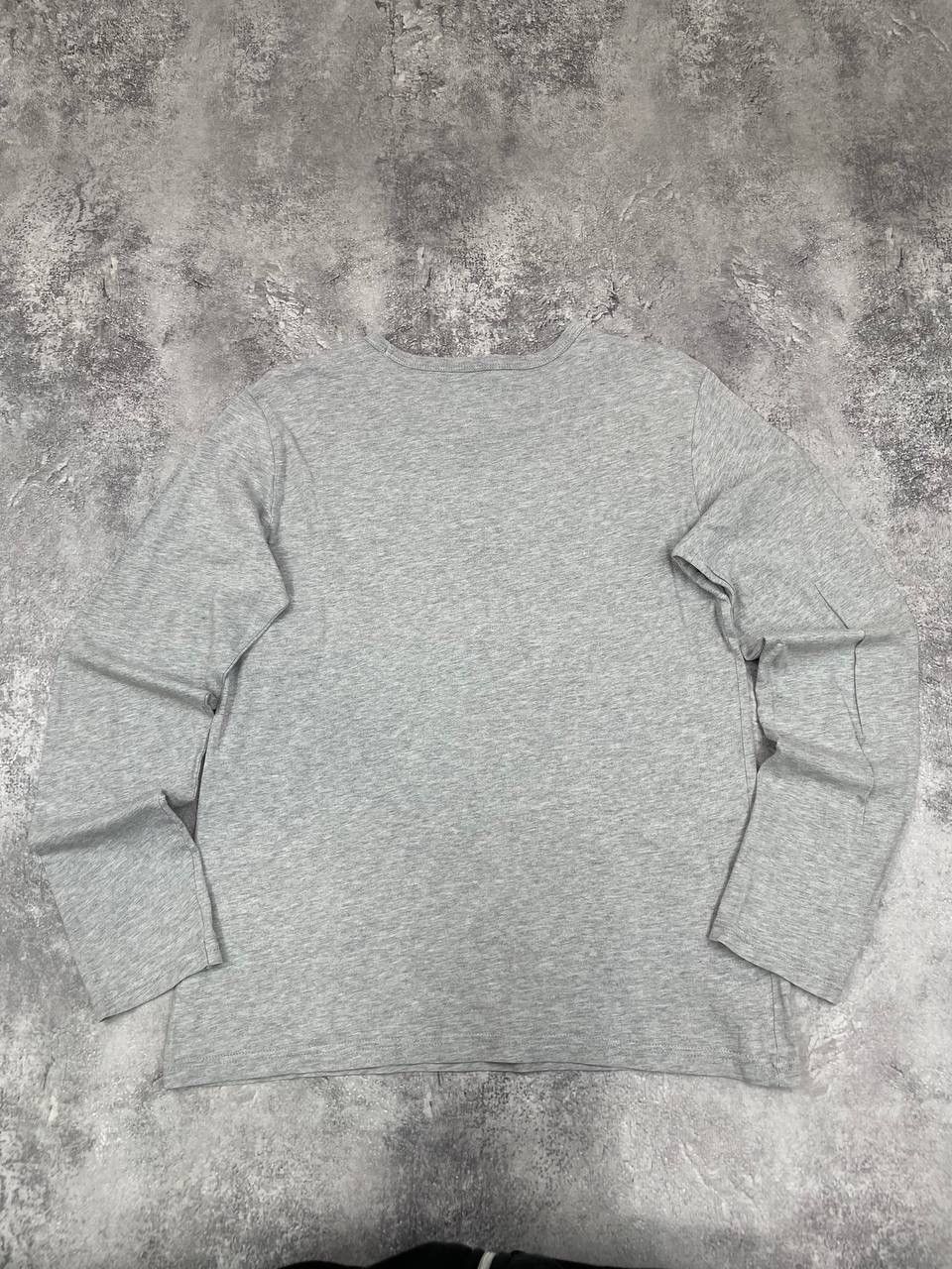Benetton Benetton Men Long Sleeve T-Shirt Regular Fit Grey Size XS Size US XS / EU 42 / 0 - 7 Thumbnail